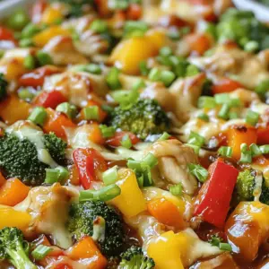 Für den Teriyaki-Hähnchen-Auflauf brauchst du einige frische Zutaten. Diese geben dem Gericht Geschmack und Farbe. Hier sind die Hauptzutaten: - 2 Tassen gekochter Reis (weiß oder braun) - 450 g Hähnchenbrust, gewürfelt - 1 Tasse Brokkoliröschen - 1 Tasse Paprika, gewürfelt (rot und gelb für mehr Farbe) - 1 Tasse Karotten, dünn geschnitten - 1/2 Tasse Frühlingszwiebeln, in Ringe geschnitten - 1 Tasse geriebener Käse (Mozzarella oder Cheddar) - 180 ml Teriyaki-Sauce (fertig gekauft oder hausgemacht) - 2 Esslöffel Sesamöl - 1 Esslöffel Ingwer, gehackt - 2 Knoblauchzehen, gehackt - Salz und Pfeffer nach Geschmack Um den Auflauf noch besser zu machen, kannst du einige optionale Zutaten hinzufügen. Diese geben dem Gericht mehr Tiefe. Probiere diese: - 1/2 Tasse Erbsen (frisch oder gefroren) - 1/4 Tasse Cashewkerne oder Mandeln - 1 Esslöffel Sojasauce - 1 Teelöffel Chili-Flocken für etwas Schärfe Frische Zutaten machen den Unterschied in deinem Gericht. Hier sind einige Tipps: - Wähle Hähnchenbrust, die frisch und rosa aussieht. Vermeide Fleisch mit Verfärbungen. - Achte auf leuchtend grüne Brokkoliröschen. Sie sollten fest und knackig sein. - Wähle reife Paprika. Diese sollten prall und glänzend sein. - Kaufe Karotten, die fest und ohne weiche Stellen sind. - Achte bei Frühlingszwiebeln auf frische, grüne Blätter. Diese sollten knackig sein. Mit diesen Zutaten und Tipps wird dein Teriyaki-Hähnchen-Auflauf super lecker! Du kannst das komplette Rezept im Abschnitt "Full Recipe" finden. Zuerst sammeln wir alle Zutaten. Hier ist, was du brauchst: - 2 Tassen gekochter Reis (weiß oder braun) - 450 g Hähnchenbrust, gewürfelt - 1 Tasse Brokkoliröschen - 1 Tasse Paprika, gewürfelt (rot und gelb für mehr Farbe) - 1 Tasse Karotten, dünn geschnitten - 1/2 Tasse Frühlingszwiebeln, in Ringe geschnitten - 1 Tasse geriebener Käse (Mozzarella oder Cheddar) - 180 ml Teriyaki-Sauce (fertig gekauft oder hausgemacht) - 2 Esslöffel Sesamöl - 1 Esslöffel Ingwer, gehackt - 2 Knoblauchzehen, gehackt - Salz und Pfeffer nach Geschmack Zuerst koche den Reis, falls er noch nicht gekocht ist. Er sollte abgekühlt sein. Stelle sicher, dass das Gemüse frisch ist und bereit zum Schneiden ist. Jetzt beginnt der Spaß. Heize deinen Ofen auf 190°C vor. Erhitze das Sesamöl in einer großen Pfanne bei mittlerer Hitze. Füge den gehackten Knoblauch und Ingwer hinzu und brate sie etwa eine Minute an. Gib die gewürfelte Hähnchenbrust in die Pfanne und würze sie mit Salz und Pfeffer. Brate das Hähnchen rundherum für etwa 7-10 Minuten, bis es goldbraun ist. Füge dann das Gemüse hinzu: Brokkoli, Paprika und Karotten. Brate alles weitere 4-5 Minuten, bis das Gemüse leicht weich wird. Gieße die Teriyaki-Sauce dazu und rühre gut um. Nimm die Pfanne vom Herd. In einer großen Schüssel vermenge den gekochten Reis mit der Hähnchen-Gemüse-Mischung. Übertrage das Ganze in eine gefettete Auflaufform (ca. 23x33 cm). Verteile den geriebenen Käse gleichmäßig darüber. Decke die Form mit Aluminiumfolie ab und backe sie 20 Minuten lang. Entferne die Folie und backe den Auflauf weitere 10 Minuten, bis der Käse schmilzt. Lass den Auflauf kurz abkühlen, bevor du ihn servierst. Garnieren kannst du ihn mit geschnittenen Frühlingszwiebeln. Für das vollständige Rezept, schau dir den Abschnitt "Full Recipe" an. Um den besten Teriyaki-Hähnchen-Auflauf zu machen, beachten Sie diese Tipps: - Kochen Sie den Reis vorher gut. - Schneiden Sie das Gemüse gleichmäßig. - Braten Sie das Hähnchen bis es goldbraun ist. - Verwenden Sie frische Zutaten für den besten Geschmack. Viele machen Fehler beim Kochen. Hier sind die häufigsten: - Zu viel oder zu wenig Salz verwenden. - Das Gemüse zu lange braten, bis es matschig wird. - Den Auflauf nicht lange genug backen, sodass der Käse nicht schmilzt. Vermeiden Sie diese Fehler und Ihr Auflauf wird perfekt. Sie können den Auflauf auch im Slow Cooker zubereiten. Hier ist wie: - Bereiten Sie das Hähnchen und das Gemüse vor, wie im Rezept. - Geben Sie alles in den Slow Cooker mit der Teriyaki-Sauce. - Kochen Sie es auf niedriger Stufe für 4-6 Stunden. So haben Sie ein leckeres Gericht, ohne den Ofen zu benutzen. Für das vollständige Rezept schauen Sie sich die [Full Recipe] an. {{image_4}} Wenn du den Teriyaki-Hähnchen-Auflauf vegetarisch oder vegan machen willst, gibt es viele tolle Optionen. Du kannst das Hähnchen durch Tofu ersetzen. Tofu nimmt die Aromen gut auf und wird schön knusprig, wenn du ihn anbrätst. Verwende festeren Tofu, damit er beim Kochen nicht zerfällt. Für eine vegane Version solltest du auch darauf achten, veganen Käse zu verwenden. Eine Mischung aus Gemüse wie Zucchini und Auberginen kann ebenfalls deinen Auflauf bereichern. Der Teriyaki-Hähnchen-Auflauf ist sehr anpassbar. Du kannst verschiedene Gemüsesorten benutzen, um neue Geschmäcker zu entdecken. Wie wäre es mit Erbsen, Zucchini oder sogar Spinat? Diese Gemüsesorten bringen verschiedene Texturen und Farben in dein Gericht. Du kannst auch gefrorenes Gemüse verwenden, wenn du es eilig hast. Es ist schnell und einfach und passt perfekt in den Auflauf. Wenn du es scharf magst, füge etwas frische Chili oder rote Pfefferflocken hinzu. Diese Zutaten geben deinem Auflauf eine schöne Schärfe. Du kannst auch etwas Sriracha oder scharfe Sojasauce in die Teriyaki-Sauce mischen. So erhältst du eine tolle Mischung aus süß und scharf. Achte darauf, die Schärfe langsam zu steigern, damit es nicht zu überwältigend wird. Für das vollständige Rezept, schau dir die [Full Recipe] an. Nach dem Genuss Ihres Teriyaki-Hähnchen-Auflaufs bleiben oft Reste übrig. Lagern Sie diese in einem luftdichten Behälter. Stellen Sie sicher, dass der Auflauf vollständig abgekühlt ist, bevor Sie ihn abdecken. So bleibt der Geschmack frisch. Reste sind im Kühlschrank etwa 3 bis 4 Tage haltbar. Möchten Sie den Auflauf länger aufbewahren? Frieren Sie ihn ein! Teilen Sie den Auflauf in Portionen auf. Verwenden Sie gefriergeeignete Behälter oder Schalen. Wickeln Sie die Behälter gut ein, um Gefrierbrand zu vermeiden. So bleibt der Geschmack und die Textur erhalten. Gefrorene Portionen sind bis zu 3 Monate haltbar. Um den Auflauf wieder aufzuwärmen, heizen Sie Ihren Ofen auf 180°C vor. Nehmen Sie den Auflauf aus dem Kühlschrank oder Gefrierfach. Wenn er gefroren ist, lassen Sie ihn zuerst auftauen. Decken Sie die Auflaufform mit Aluminiumfolie ab. So bleibt der Auflauf saftig und trocknet nicht aus. Backen Sie ihn 20 bis 30 Minuten, bis er warm ist. Fügen Sie nach Wunsch etwas frischen Käse hinzu, um den Geschmack zu verbessern. Die Zubereitung eines Teriyaki-Hähnchen-Auflaufs dauert insgesamt etwa 45 Minuten. Davon sind 15 Minuten für die Vorbereitung und 30 Minuten für das Backen. Diese Zeit kann variieren, je nachdem, wie schnell du die Zutaten schneiden und mischen kannst. Ja, du kannst den Auflauf ohne Reis zubereiten. Du kannst Gemüse oder Nudeln anstelle von Reis verwenden. Dies macht das Gericht leichter und gibt dir mehr Spielraum für Variationen. Denke daran, die Flüssigkeitsmenge anzupassen, um die richtige Konsistenz zu erreichen. Die beste Methode ist, zuerst das Hähnchen und Gemüse in einer Pfanne zu braten. So entfaltest du die Aromen. Dann mischst du alles mit dem gekochten Reis und der Teriyaki-Sauce. Schließlich backst du alles im Ofen, bis der Käse schmilzt. Diese Schritte bringen die Aromen zusammen und sorgen für ein köstliches Ergebnis. Das Rezept für Teriyaki-Hähnchen-Auflauf stammt aus der japanischen Küche. Teriyaki ist eine beliebte Zubereitungsmethode in Japan. Sie kombiniert Marinieren und Grillen. In diesem Rezept vereinen sich die Aromen von Teriyaki-Sauce mit anderen Zutaten, um ein einzigartiges Gericht zu schaffen. Du kannst das Rezept im Detail in der Full Recipe finden. Der Teriyaki-Hähnchen-Auflauf ist lecker und einfach zuzubereiten. Wir haben die besten Zutaten, eine Schritt-für-Schritt-Anleitung und einige nützliche Tipps geteilt. Denk daran, frische Zutaten auszuwählen und häufige Fehler zu vermeiden. Variiere das Rezept nach deinem Geschmack, zum Beispiel mit Gemüse oder veganen Optionen. Mit guter Lagerung bleiben Reste lange frisch. Experimentiere und finde deine perfekt angepasste Variante. So wird jeder Biss ein Genuss!