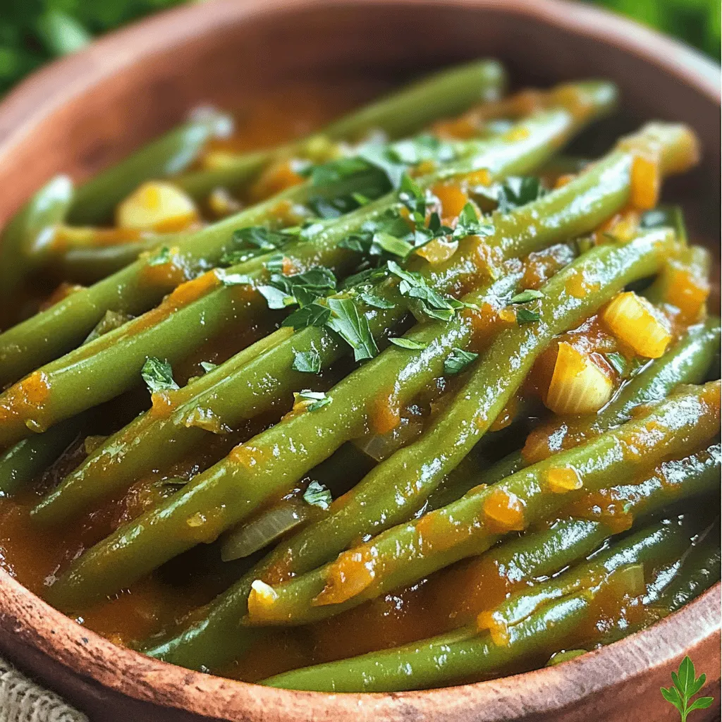Grüne Bohnen in Tomatensauce sind einfach und lecker. Um sie richtig zuzubereiten, brauchen Sie frische oder gefrorene grüne Bohnen, gehackte Tomaten, Zwiebeln, Knoblauch, Olivenöl, Zucker, Oregano, Salz und Pfeffer. Diese Zutaten sorgen für einen tollen Geschmack.