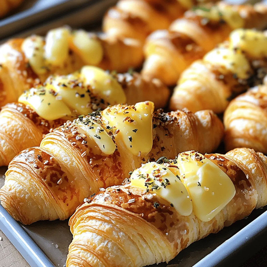 - 6 Croissants, in Stücke geschnitten - 250 g gekochter Schinken, gewürfelt - 200 g geriebener Käse (z.B. Gruyère oder Cheddar)