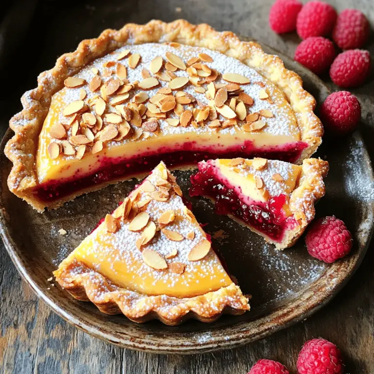 Die Mandeltarte Bakewell hat einige Hauptzutaten. Diese machen die Tarte so lecker und besonders. Hier sind die wichtigen Zutaten: