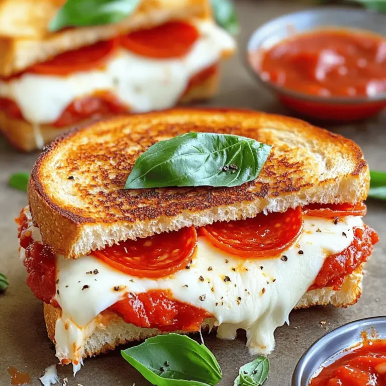 - 4 Scheiben Sourdough-Brot - 1 Tasse geriebener Mozzarella-Käse - ½ Tasse Pepperoni-Scheiben