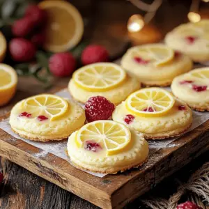 Lemon Raspberry Cookies Einfach und Lecker Backen