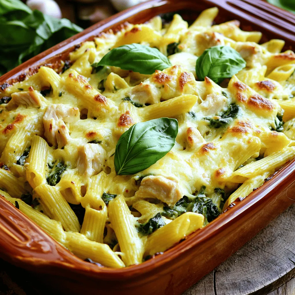 - 250 g Penne oder Fusilli Pasta - 250 g Hähnchenbrustfilet, gewürfelt
