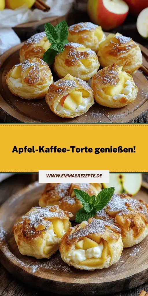 Bist du bereit, eine köstliche Äpfel-Kaffeetorte mit Frischkäsefüllung zu backen? Dieses einfache Rezept führt dich Schritt für Schritt zu einem saftigen Kuchen, der deine Gäste begeistern wird. Egal, ob du Anfänger oder erfahrener Bäcker bist, du wirst tolle Tipps und Variationen entdecken, die deinem Kuchen das gewisse Etwas verleihen. Klicke jetzt, um das vollständige Rezept zu entdecken und deinen Traumkuchen zu zaubern!
