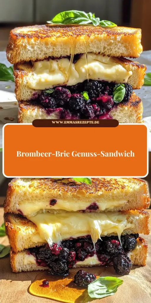 Entdecke das unwiderstehliche Blackberry and Brie Grilled Cheese Sandwich! Dieses einfache Rezept vereint zarten Brie, frische Brombeeren und knuspriges Sourdough-Brot zu einem Geschmackserlebnis, das du lieben wirst. Mit Schritt-für-Schritt-Anleitungen und Tipps wird die Zubereitung zum Kinderspiel. Klicke hier, um mehr über diese köstliche Kombination zu erfahren und beeindrucke deine Gäste mit diesem einzigartigen Sandwich!