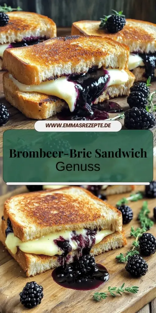 Entdecke das köstliche Rezept für Blackberry Balsamico und Brie gegrilltes Käsebrot! Dieses Sandwich vereint süße bewirken, cremigen Brie und aromatische Balsamico-Glasur, perfekt für ein schnelles Mittagessen. Mit einfachen Zutaten und einer unkomplizierten Schritt-für-Schritt-Anleitung kannst du dieses geschmackvolle Sandwich ganz leicht selbst zubereiten. Klicke jetzt, um die vollständigen Anweisungen und Tipps zu erfahren!