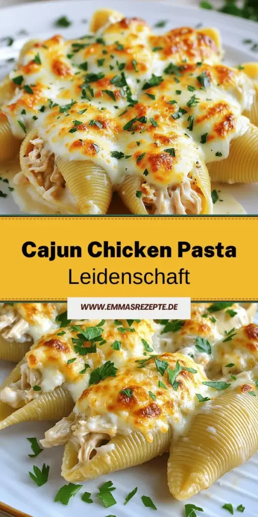 Entdecke das köstliche Rezept für Cajun Chicken Alfredo Stuffed Shells! Dieses einfache und leckere Gericht kombiniert würziges Cajun-Hühnchen mit cremiger Alfredo-Sauce, perfekt für jedes Abendessen. Folge der Schritt-für-Schritt-Anleitung und erfahre alles über die besten Zutaten und Variationen. Lass dir diese Gaumenfreude nicht entgehen – klicke jetzt, um die vollständigen Anweisungen und Tipps zu entdecken und gleich loszulegen!