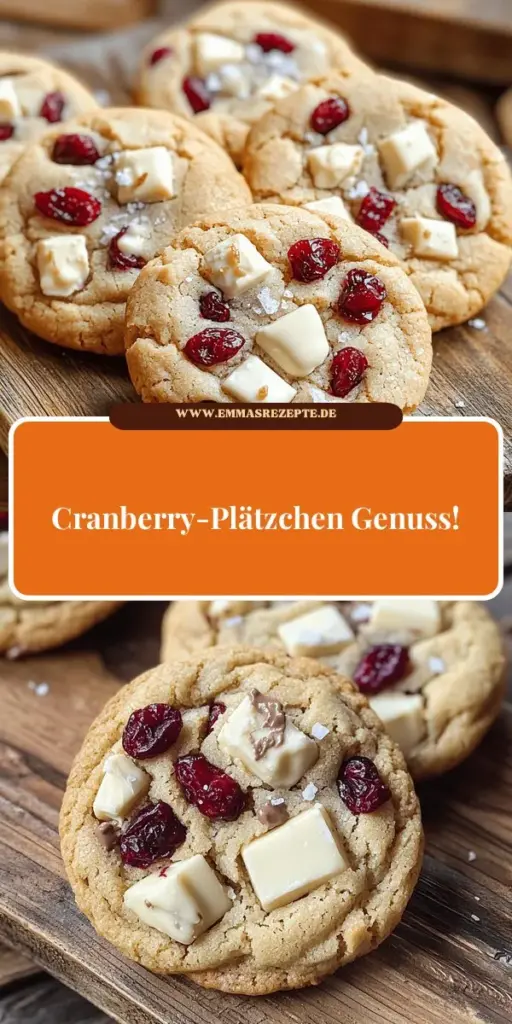 Entdecke das perfekte Rezept für weiße Schokolade Cranberry Plätzchen, die einfach und köstlich sind! Diese saftigen Plätzchen verbinden den süßen Geschmack von weißer Schokolade mit fruchtigen Cranberries und sind die ideale Leckerei für jeden Anlass. Mit umfangreichen Tipps und Variationen kannst du deiner Kreativität freien Lauf lassen. Schau dir das vollständige Rezept an und backe die besten Plätzchen, die deine Freunde und Familie lieben werden!