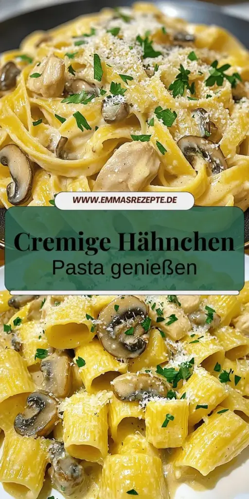 Entdecke das Rezept für Hähnchen und Champignon Pasta in seidiger Sauce, das perfekt für ein schnelles und schmackhaftes Abendessen ist! Mit nur wenigen Zutaten zauberst du ein cremiges Gericht, das jeder lieben wird. Lerne, wie du die perfekte Sauce zubereitest und das Aroma von frischen Kräutern nutzt. Klicke jetzt und finde heraus, wie einfach du dieses köstliche Pasta-Gericht zubereiten kannst!