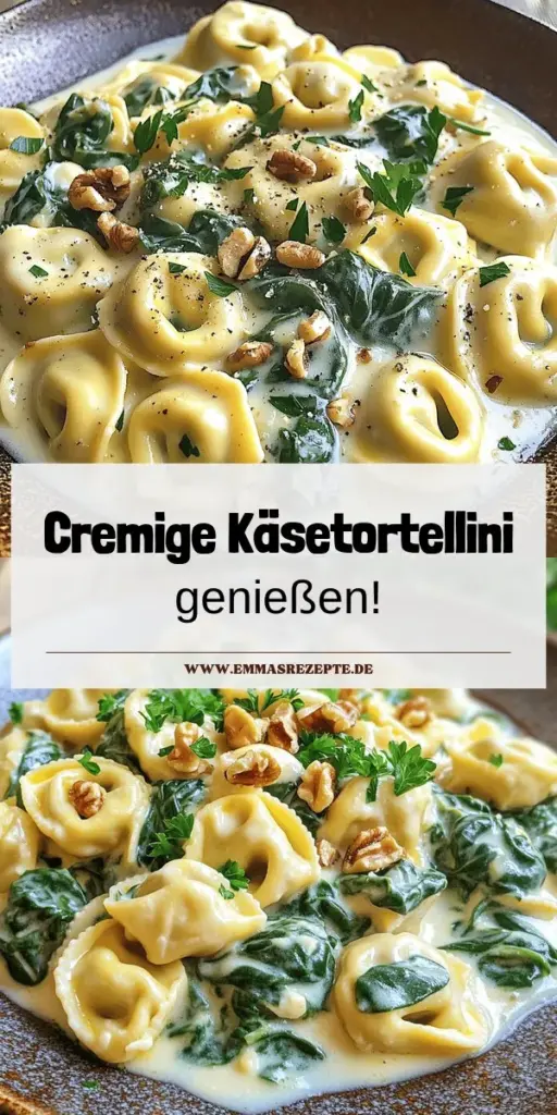 Entdecke das einfache Rezept für cremige Käsetortellini, das deine Geschmacksknospen begeistern wird! Mit frischem Spinat, zarter Sahne und würzigem Parmesan zauberst du im Handumdrehen ein köstliches Gericht. Perfekt für ein schnelles Abendessen oder um Gäste zu beeindrucken. Lass dich von Variationen inspirieren und genieße leckere Ergebnisse. Klicke jetzt, um das vollständige Rezept und viele weitere Tipps zu entdecken!