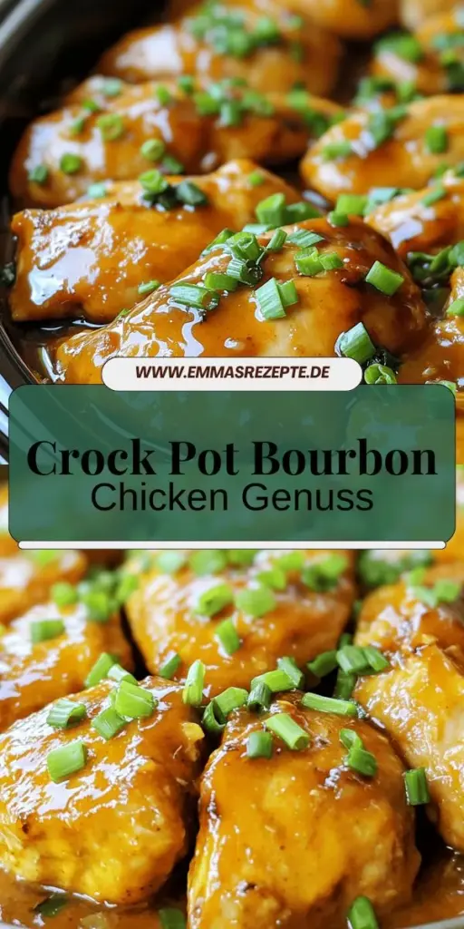 Entdecke das perfekte Rezept für Crock Pot Bourbon Chicken und bringe eine köstliche Geschmacksexplosion auf deinen Tisch! Dieses einfache Gericht kombiniert zarte Hähnchenbrust mit würzigen Aromen und einer cremigen Sauce, die garantiert begeistert. Egal, ob du ein einfaches Abendessen oder eine beeindruckende Mahlzeit zubereiten möchtest, dieses Rezept ist ein Muss! Klicke jetzt, um die vollständige Anleitung und weitere Highlights zu entdecken!