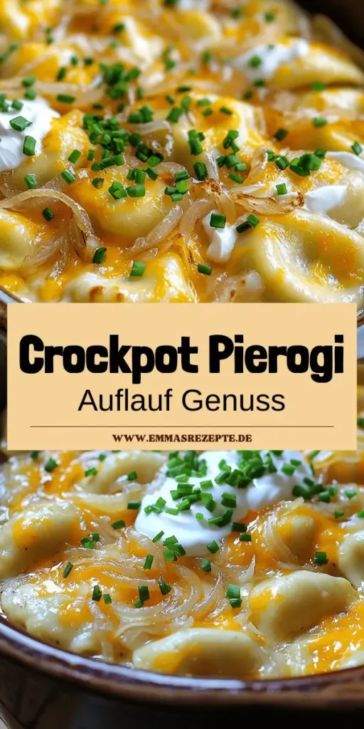 Entdecke das köstliche Rezept für Crockpot Pierogi Casserole und verwandle deine Mahlzeiten in ein geschmackliches Erlebnis! Dieses einfache Rezept kombiniert gefrorene Pierogi, herzhaftes Sauerkraut und geschmolzenen Käse zu einem unwiderstehlichen Auflauf. Mit Schritt-für-Schritt-Anleitungen und kreativen Variationen ist es ideal für jede Gelegenheit. Klick jetzt und erfahre, wie du dieses herzliche Gericht ganz einfach zubereiten kannst!