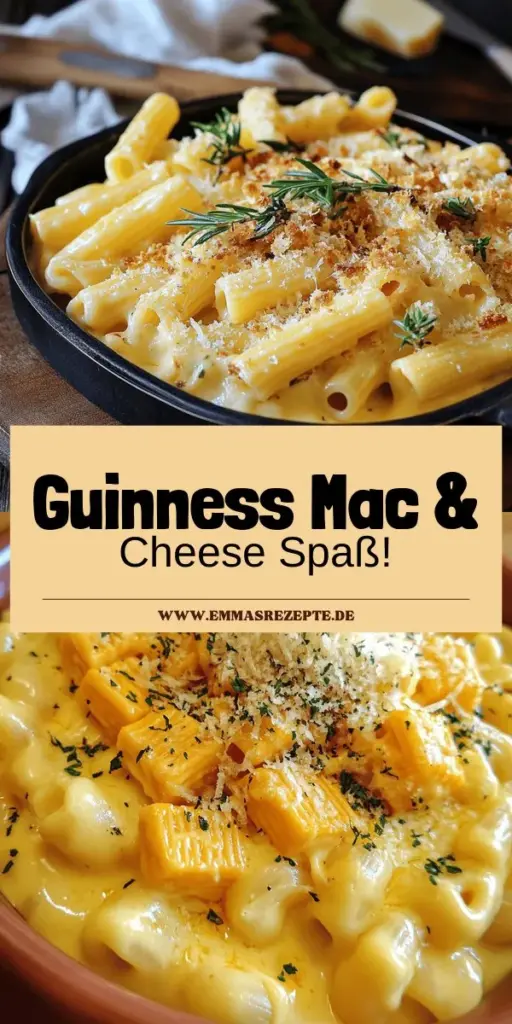Entdecke die unwiderstehliche Kombination aus Guinness und Irish Cheddar in diesem köstlichen Mac & Cheese Rezept! Kreiert eine cremige, geschmackvolle Käsesauce, perfekt für Feiern oder gemütliche Abende. Mit einfachen Zutaten und Schritt-für-Schritt-Anleitungen gelingt dir dieses einzigartige Gericht im Handumdrehen. Lass dich inspirieren und genieße dieses herzhaft-leckere Erlebnis! Klicke jetzt und entdecke alle Details.