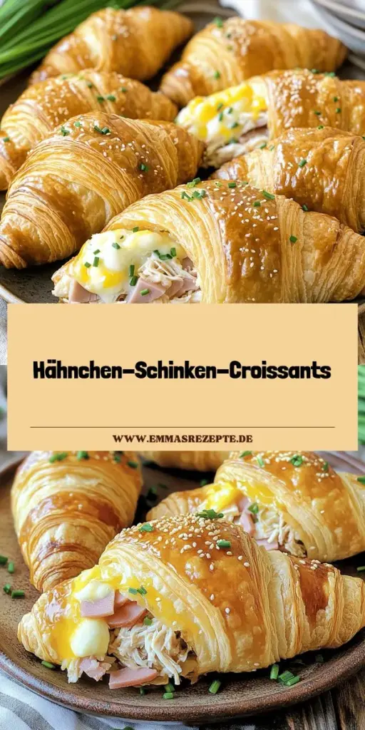 Entdecke das köstliche Rezept für gebackene Hähnchen-Schinken-Käse-Croissants! Diese einfach zuzubereitenden Croissants sind perfekt für jede Gelegenheit und lassen sich nach Belieben anpassen, sogar für besondere Diäten. In nur 35 Minuten zauberst du ein unwiderstehliches Gericht, das alle begeistern wird. Lass dir diese geschmacklichen Highlights nicht entgehen und klicke jetzt, um das vollständige Rezept zu erkunden!