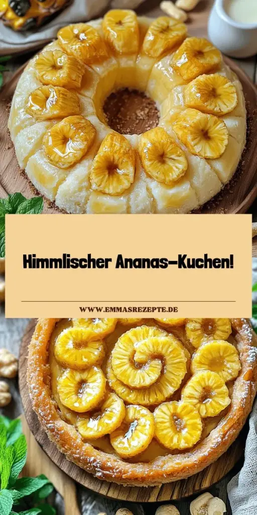 Entdecke das himmlische Ananas-Upside-Down-Kuchen-Rezept, das deine Küche mit verführerischem Duft erfüllt! Dieses Rezept vereint karamellisierte Ananas und saftigen Teig für ein unvergessliches Dessert. Mit einfachen Tipps und Variationen kannst du das perfekte Ergebnis erzielen. Ob für Feste oder einfach nur so, dieser Kuchen wird deine Gäste begeistern. Klicke jetzt und lass dich inspirieren, dein eigenes Stück Kuchen zu zaubern!