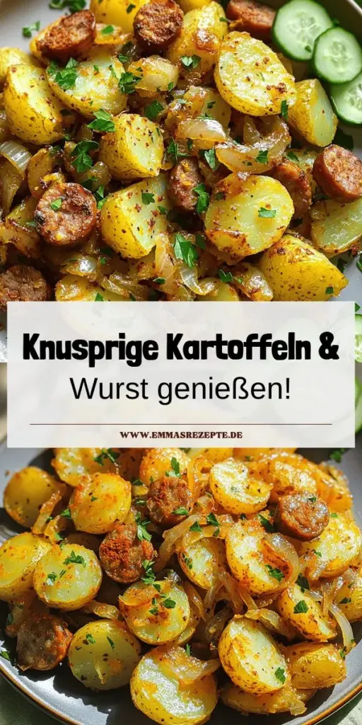 Genieße die köstlichen Frittierte Kartoffeln mit geräucherter Wurst und beeindrucke deine Familie mit diesem einfachen Rezept! Mit frischen Zutaten und einfachen Schritten bereitest du eine leckere Mahlzeit zu, die knusprig und voller Geschmack ist. Erfahre, wie du die perfekten Kartoffeln zubereitest und entdecke kreative Variationen, die deine Küche bereichern. Klicke jetzt, um das vollständige Rezept zu entdecken und gleich loszulegen!