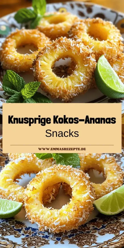 Entdecke das Rezept für frittierte Ananas mit Kokoskruste und verwandle jedes Treffen in ein Fest! Diese süßen und knusprigen Snacks sind einfach zuzubereiten und perfekt für jeden Anlass. Frische Ananasringe werden in einer köstlichen Panade aus Kokos und Panko frittiert, um das perfekte Geschmackserlebnis zu bieten. Klicke jetzt, um die vollständigen Schritte und hilfreiche Tipps zum Zubereiten zu entdecken!
