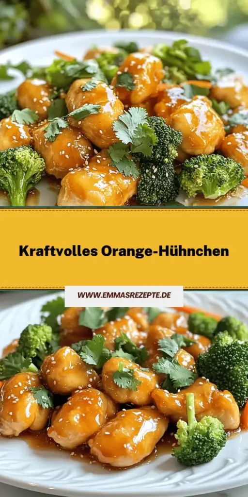 Entdecke das köstliche Rezept für gesundes Orange-Hühnchen, das deinen Gaumen verzaubern wird! Mit frischen Zutaten wie Hähnchenbrust, saftigen Orangen und knackigem Gemüse zauberst du ein nährstoffreiches und schmackhaftes Gericht. Ideal für alle, die gesund essen möchten, ohne auf den Geschmack zu verzichten. Klicke hier, um die Schritt-für-Schritt-Anleitung zu erkunden und genieße gesundes Kochen mit Spaß!