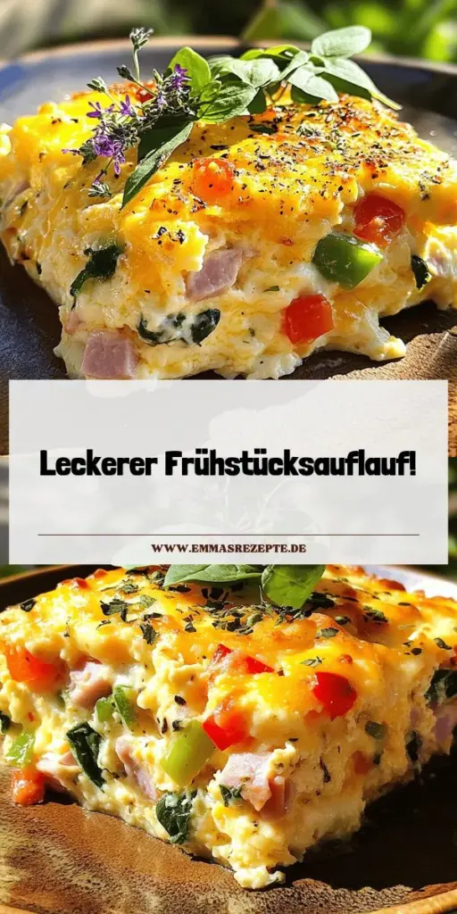 Starte deinen Tag mit einem köstlichen Frühstücksauflauf, der einfach zuzubereiten und voller Geschmack ist! In diesem Artikel erfährst du, wie du mit frischen Zutaten, wie Eiern, Gemüse und Käse, einen herzhaften Auflauf kreieren kannst, der die ganze Familie begeistert. Ob vegetarisch oder mit Fleisch, der Frühstücksauflauf ist anpassbar und gesund. Klicke jetzt, um das vollständige Rezept zu entdecken und dir Inspiration für dein nächstes Frühstück zu holen!