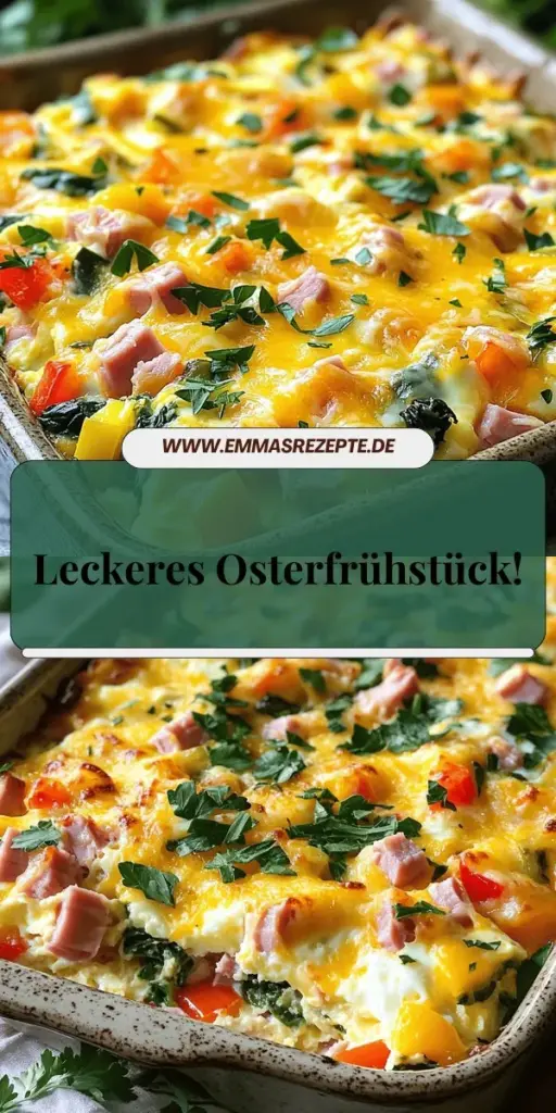 Verwandeln Sie Ihr Osterfrühstück mit unserem leckeren Auflauf-Rezept, das einfach zuzubereiten ist! Mit frischen Eiern, cremigem Käse und buntem Gemüse wird dieser Auflauf zum Highlight Ihres Festes. Ideal für die ganze Familie und vollgepackt mit Geschmack, ist er der perfekte Start in den Tag. Entdecken Sie, wie einfach es ist, diesen herzhaften Frühstücksauflauf zuzubereiten und begeistern Sie Ihre Gäste. Klicken Sie hier, um das vollständige Rezept zu entdecken!