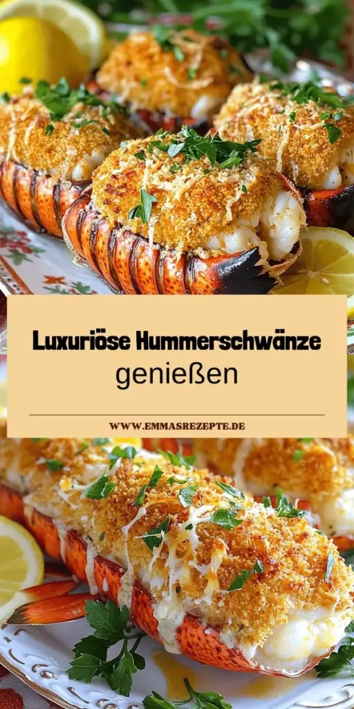 Entdecke das luxuriöse Rezept für gefüllte Hummerschwänze und verwandle deine nächste Mahlzeit in ein Festmahl! Mit einer köstlichen Füllung aus frischen Zutaten wie Parmesan, Knoblauch und Kräutern bringst du den Geschmack des Meeres direkt auf deinen Tisch. Egal ob für besondere Anlässe oder einfach zum Genießen, die Schritt-für-Schritt-Anleitung macht es dir leicht. Klicke hier, um das vollständige Rezept und viele Tipps zu entdecken!