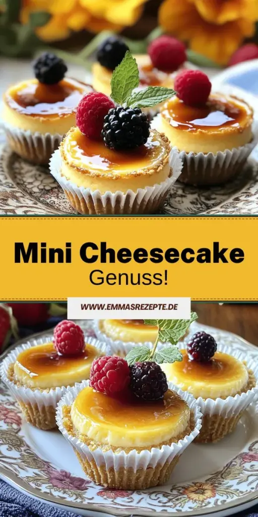 Gönne dir eine köstliche Pause mit diesen Mini Crème Brûlée Cheesecakes! Diese kleinen Leckerbissen kombinieren den cremigen Geschmack von Käsekuchen mit einer knackigen Karamellkruste. Im Blog erfährst du alles über die einfachen Zutaten und die Schritt-für-Schritt-Anleitung, um diese süßen Kunstwerke selbst zu kreieren. Lass dich inspirieren und entdecke die leckersten Variationen. Klicke und bring deine Backkünste auf das nächste Level!