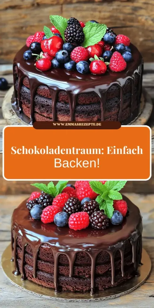 Entdecke das perfekte Rezept für einen klassischen Schokoladenkuchen mit Schokoladentraum! Dieses einfache Rezept verwendet wenige Zutaten und ermöglicht es dir, einen saftigen, köstlichen Kuchen zu zaubern, egal ob du Anfänger oder Profi bist. Lass dich von tollen Tipps und leckeren Variationen inspirieren. Mach dich bereit, deine Lieben mit diesem schokoladigen Genuss zu begeistern! Klicke jetzt und entdecke das vollständige Rezept!