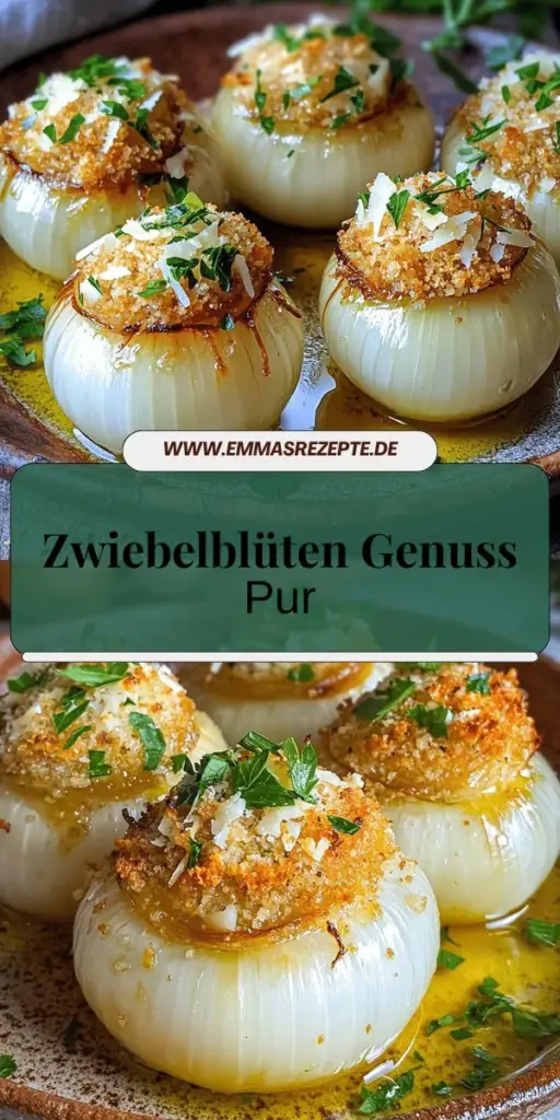 Entdecken Sie die köstliche Welt der Fiori di Cipolla al Forno! Diese gefüllten Zwiebelblüten sind nicht nur ein wahrer Genuss, sondern auch einfach zuzubereiten. In unserem Artikel finden Sie alles, was Sie brauchen, von den perfekten Zutaten bis hin zu kreativen Variationen. Ideal für besondere Anlässe oder als Snack – lassen Sie sich inspirieren! Klicken Sie hier, um das vollständige Rezept zu erkunden und in der Küche aktiv zu werden!