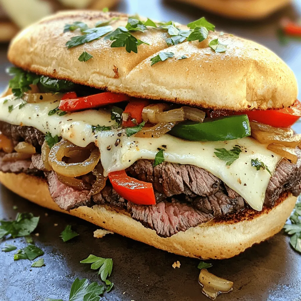 Für das perfekte Steak Bomb Sandwich brauchst du: