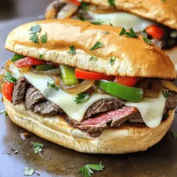 Für das perfekte Steak Bomb Sandwich brauchst du: