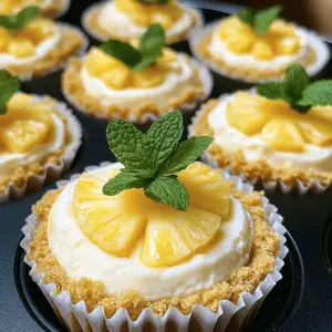 Einzigartige Individual Pineapple Cheesecakes Rezept