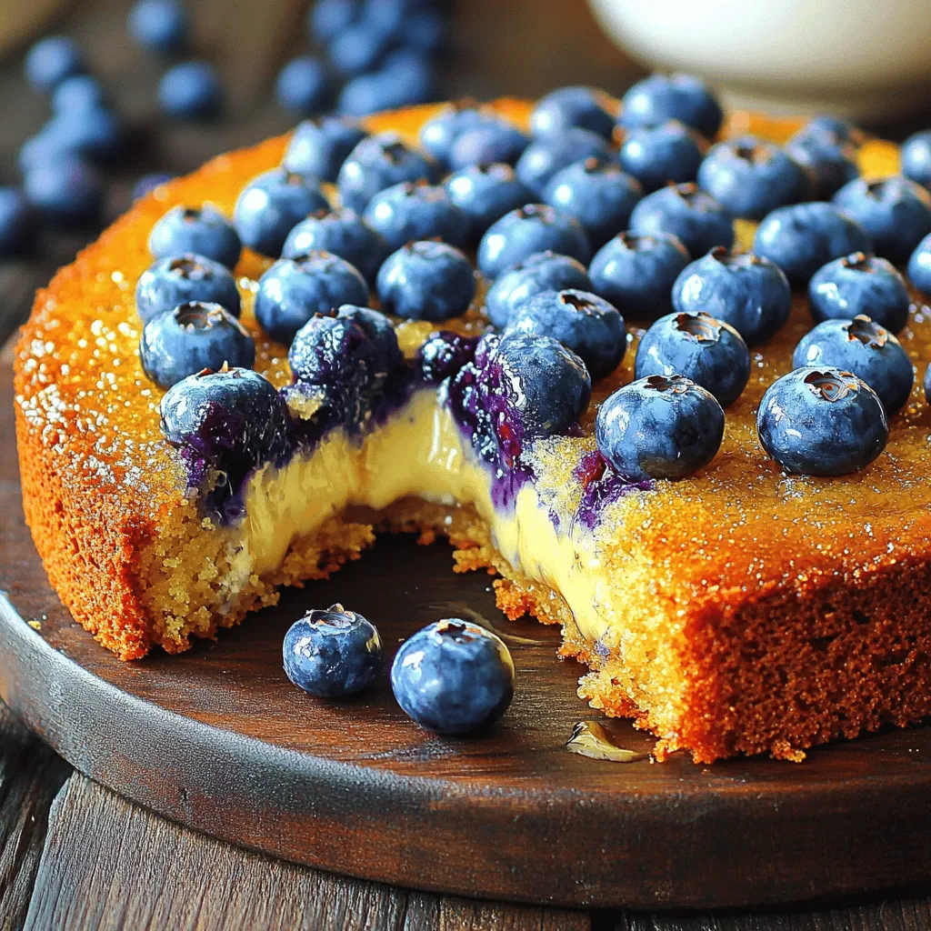 Für unseren Blaubeer-Upside-Down-Kuchen brauchen wir die folgenden Zutaten: - 1 ½ Tassen frische Blaubeeren - ¾ Tasse brauner Zucker - ½ Tasse Butter, geschmolzen - 1 Tasse Zucker - 1 ½ Tassen Mehl - 1 ½ Teelöffel Backpulver - ½ Teelöffel Salz - ½ Tasse Milch - 1 Teelöffel Vanilleextrakt - 2 große Eier