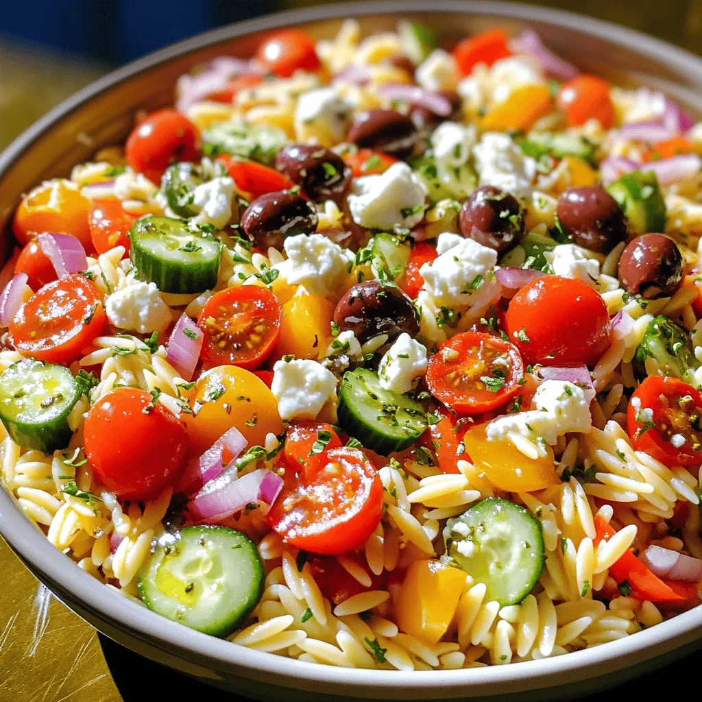 Orzo Pasta ist eine kleine, reisartige Pasta. Sie ist ideal für viele Gerichte. Man kann sie in Salaten, Suppen oder als Beilage verwenden.