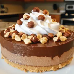 Für einen großartigen Mocha Hazelnut Cheesecake brauche ich einige wichtige Zutaten. Diese Zutaten bringen den Geschmack und die Textur, die diesen Käsekuchen so besonders machen. Hier ist, was Sie benötigen: