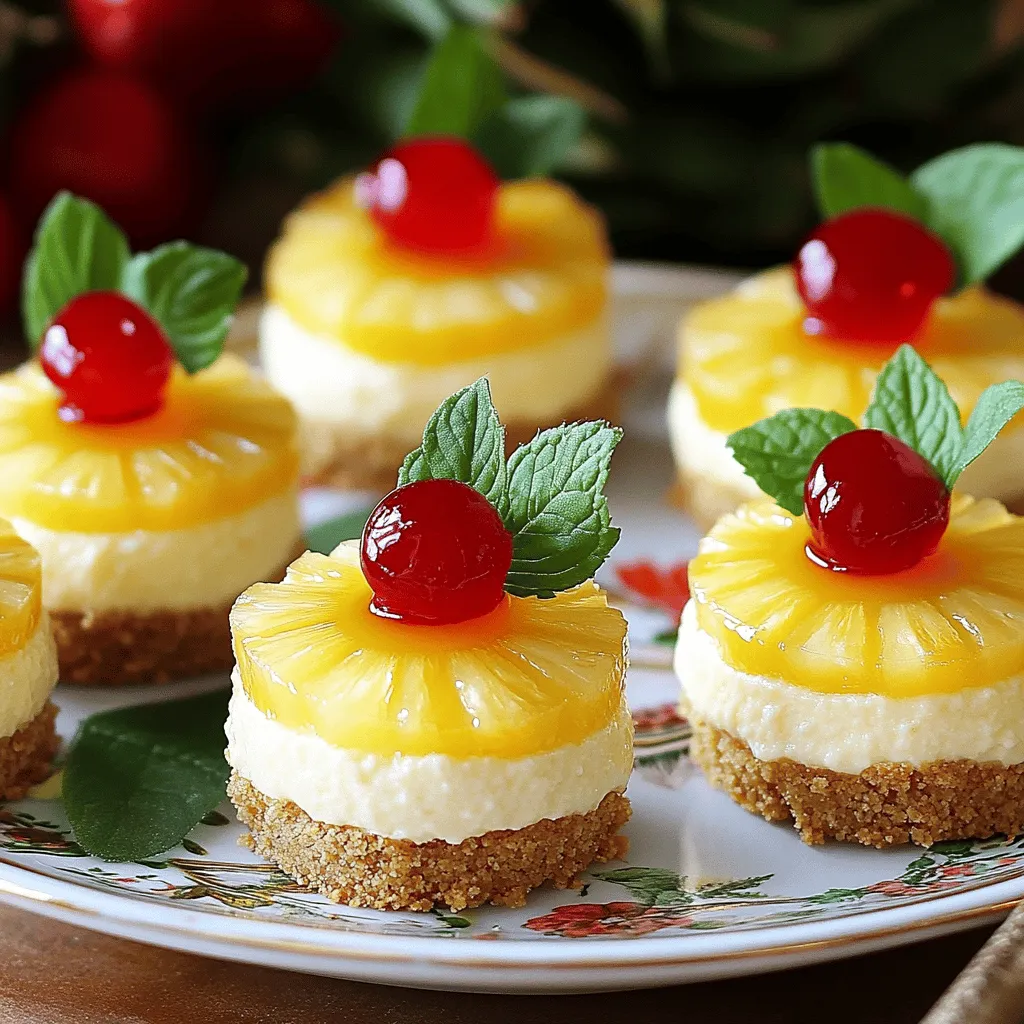 Für diese Mini-Käsekuchen brauchen Sie einige einfache, aber leckere Zutaten: