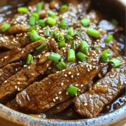 Die Hauptzutaten sind einfach zu finden. Hier ist, was Sie brauchen: - 450 g Flankensteak, dünn gegen die Faser geschnitten - 2 Esslöffel Pflanzenöl - 4 Frühlingszwiebeln, in 2,5 cm lange Stücke geschnitten - 3 Knoblauchzehen, gehackt - 1 Esslöffel frischer Ingwer, gehackt Diese Zutaten bilden die Basis für den vollen Geschmack des Gerichts. Das Flankensteak sorgt für zartes Fleisch. Frühlingszwiebeln geben Frische. Knoblauch und Ingwer bringen Aroma. Für die Marinade und die Sauce benötigen Sie: - 120 ml Sojasauce - 60 g brauner Zucker - 1 Esslöffel Speisestärke - 2 Esslöffel Wasser - 1 Teelöffel rote Pfefferflocken (optional für Schärfe) Die Sojasauce gibt dem Gericht Umami-Geschmack. Brauner Zucker sorgt für eine süße Note. Speisestärke macht die Sauce dick und glänzend. Rote Pfefferflocken bringen eine feine Schärfe, wenn Sie es möchten. Mongolian Beef passt gut zu verschiedenen Beilagen. Hier sind einige Vorschläge: - Gedämpfter Reis - Gebratene Nudeln - Gemüsepfanne Diese Beilagen ergänzen das Gericht perfekt. Gedämpfter Reis nimmt die Sauce auf. Gebratene Nudeln bieten eine tolle Textur. Gemüsepfanne bringt Farbe und Nährstoffe. Für das vollständige Rezept, besuchen Sie die [Full Recipe]. Um das Flankensteak perfekt vorzubereiten, schneide es dünn gegen die Faser. Dies hilft, das Fleisch zart zu machen. Lege die Stücke in eine Schüssel und gib 2 Esslöffel Sojasauce hinzu. Mische alles gut durch. Lasse das Fleisch für etwa 15 bis 20 Minuten marinieren. So wird der Geschmack intensiver. Für die Sauce nimm eine kleine Schüssel. Mische die restliche Sojasauce, den braunen Zucker, die Speisestärke und das Wasser. Rühre alles gut um, bis es eine dicke Masse ergibt. Diese Sauce gibt dem Gericht seinen besonderen Geschmack. Stelle sie dann beiseite. Erhitze 2 Esslöffel Pflanzenöl in einer großen Pfanne oder Wok bei mittlerer Hitze. Sobald das Öl heiß ist, füge das marinierte Flankensteak hinzu. Brate es 2 bis 3 Minuten lang, bis es schön gebräunt ist. Nimm das Rindfleisch aus der Pfanne und stelle es beiseite. Jetzt kommt der aromatische Teil. Gib den gehackten Knoblauch und den Ingwer in die Pfanne. Brate sie etwa 30 Sekunden lang an, bis sie duften. Dann füge die geschnittenen Frühlingszwiebeln hinzu und brate sie für eine weitere Minute. Jetzt ist es Zeit, alles zu kombinieren. Gib das gebratene Rindfleisch zurück in die Pfanne. Gieße die vorbereitete Sauce darüber und rühre gut um, damit alle Stücke bedeckt sind. Wenn du es schärfer magst, füge jetzt die roten Pfefferflocken hinzu. Lass die Mischung 2 bis 3 Minuten köcheln, bis die Sauce dick wird. Rühre gelegentlich um, um ein Ankleben zu verhindern. Nehme die Pfanne vom Herd und lasse das Gericht kurz abkühlen. Du kannst es jetzt nach dem [Full Recipe] genießen! Ein häufiger Fehler ist, das Rindfleisch zu lange zu marinieren. Marinieren Sie es nur 15-20 Minuten. Zu lang macht das Fleisch zäh. Ein weiterer Fehler ist, die Hitze zu niedrig einzustellen. Hohe Hitze gibt dem Fleisch eine schöne Kruste. Achten Sie auch darauf, die Sauce gut zu mischen. Klumpen können die Textur ruinieren. Verwenden Sie frische Zutaten. Alte Gewürze oder Gemüse schmecken nicht gut. Das Flankensteak sollte bei mittelhoher Hitze 2-3 Minuten braten. Dies sorgt für eine zarte Textur. Wenn Sie das Fleisch zu lange braten, wird es trocken. Achten Sie darauf, das Fleisch nicht zu überfüllen. Braten Sie es in Chargen, wenn nötig. So wird es gleichmäßig gar. Die ideale Temperatur für das Rindfleisch ist 60-65 Grad Celsius. Nutzen Sie ein Fleischthermometer, um sicher zu sein. Servieren Sie Mongolian Beef auf einem großen Teller. Garnieren Sie es mit Sesam für einen schönen Look. Frische Frühlingszwiebeln geben Farbe und Frische. Dazu passen Reis oder Nudeln sehr gut. Sie können auch einen bunten Salat anrichten. So wird das Gericht noch ansprechender. Vergessen Sie nicht, die Reste in einem luftdichten Behälter zu lagern. So bleibt der Geschmack erhalten für spätere Mahlzeiten. {{image_4}} Um Mongolian Beef vegetarisch zu machen, kannst du Tofu oder Tempeh verwenden. Diese Proteine nehmen den Geschmack der Sauce gut auf. Schneide den Tofu in Würfel und mariniere ihn in Sojasauce. Brate ihn dann in der Pfanne, bis er goldbraun ist. Du kannst auch Seitan verwenden, der eine fleischähnliche Textur hat. So hast du eine leckere, pflanzliche Variante. Du kannst viele Gemüsesorten zu deinem Mongolian Beef hinzufügen. Gemüse wie Paprika, Brokkoli oder Karotten machen das Gericht bunter. Schneide das Gemüse in kleine Stücke, damit es schnell gar wird. Füge das Gemüse in der Pfanne hinzu, nachdem du die Aromaten angebraten hast. So bleibt das Gemüse knackig und frisch. Wenn du es schärfer magst, füge mehr rote Pfefferflocken hinzu. Du kannst auch frische Chilis verwenden. Schneide sie in kleine Stücke und gib sie mit dem Knoblauch und dem Ingwer in die Pfanne. Du kannst sogar Sriracha oder Chilisauce in die Sauce mischen. So erhältst du ein würziges und schmackhaftes Gericht. Um die Reste von Mongolian Beef frisch zu halten, lege sie in einen luftdichten Behälter. Achte darauf, dass das Gericht vollständig abgekühlt ist, bevor du es verstaust. So bleibt der Geschmack erhalten. Du kannst die Reste bis zu drei Tage im Kühlschrank aufbewahren. Mongolian Beef lässt sich gut einfrieren. Teile das Gericht in Portionen und lege es in gefriergeeignete Behälter oder Beutel. Vergiss nicht, das Datum und den Inhalt zu beschriften. So kannst du es bis zu drei Monate im Gefrierfach lagern. Um Mongolian Beef aufzuwärmen, nutze eine Pfanne oder die Mikrowelle. In der Pfanne, füge etwas Wasser oder Brühe hinzu, damit das Fleisch saftig bleibt. Erhitze es bei mittlerer Hitze, bis es warm ist. In der Mikrowelle, decke das Gericht ab und wärme es in Intervallen von 30 Sekunden auf. So vermeidest du, dass es austrocknet. So hast du immer ein köstliches Gericht bereit! Mongolian Beef hat seinen Ursprung nicht wirklich in der Mongolei. Es ist ein beliebtes Gericht in chinesischen Restaurants. Es verbindet Aromen aus der asiatischen Küche mit westlichen Einflüssen. Manchmal denken die Leute, es sei traditionell mongolisch, aber das stimmt nicht. Es ist eigentlich ein amerikanisches Gericht, das die Liebe zu Rindfleisch und Sojasauce zeigt. Die Kombination von süß und salzig macht es besonders lecker. Mongolian Beef kann eine gute Wahl sein, wenn Sie es in Maßen genießen. Es enthält Rindfleisch, das Proteine liefert. Auch die Frühlingszwiebeln und der Ingwer bringen Vitamine und Antioxidantien mit. Die Sojasauce hat jedoch viel Natrium. Ein hoher Natriumgehalt kann ungesund sein, wenn man zu viel davon isst. Eine gute Idee ist es, das Gericht mit Gemüse zu ergänzen. So wird es nahrhafter und bunter. Mongolian Beef kann im Kühlschrank bis zu drei Tage aufbewahrt werden. Achten Sie darauf, es in einem luftdichten Behälter zu lagern. Wenn Sie es länger behalten wollen, können Sie es auch einfrieren. Im Gefrierfach hält es bis zu drei Monate. Zum Aufwärmen einfach in der Mikrowelle oder in einer Pfanne erhitzen. Das macht es einfach, ein schnelles Abendessen zu genießen. Werfen Sie einen Blick auf das [Full Recipe], um mehr über die Zubereitung zu erfahren. Mongolian Beef ist ein schmackhaftes Gericht, das einfach zuzubereiten ist. Wir haben die Hauptzutaten, Gewürze und Beilagen besprochen. Zudem hast du gelernt, wie du das Rindfleisch richtig vorbereitest und brätst. Vermeide häufige Fehler, um die beste Textur zu erreichen. Probiere auch Variationen, um das Gericht interessant zu halten. Am Ende findest du Tipps zur Aufbewahrung und Antworten auf häufige Fragen. Mit diesen Tipps wirst du in der Küche erfolgreich sein. Genieß dein köstliches Mongolian Beef!