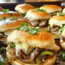 Für die perfekten Philly Cheesesteak Sliders brauche ich einige Hauptzutaten. Diese Zutaten geben den Sliders den vollen Geschmack:
