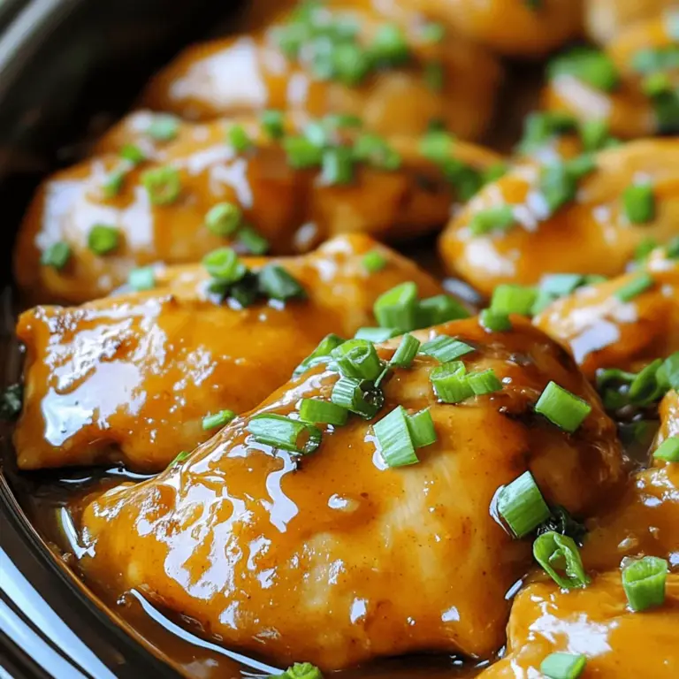 Für Crock Pot Bourbon Chicken benötigst du einige Hauptzutaten: