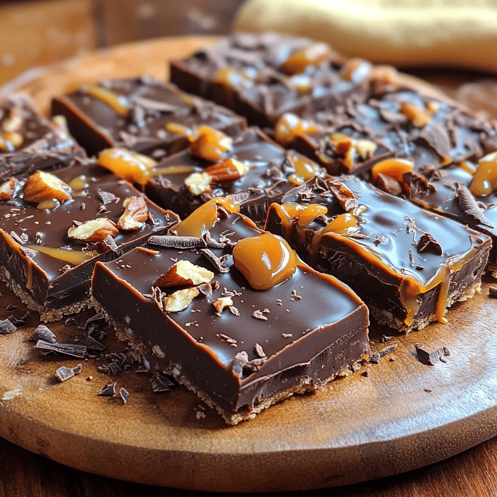 Die wichtigsten Zutaten machen den Geschmack aus. Hier sind die Hauptzutaten: - 200 g Zartbitterschokolade, grob gehackt - 100 g Butter - 150 g Zucker - 2 große Eier - 1 Teelöffel Vanilleextrakt - 180 g Mehl - 1 Teelöffel Backpulver - 1 Prise Salz - 100 g Karamellbonbons, grob gehackt - 50 g grob gehackte Nüsse (z.B. Walnüsse oder Pekannüsse)