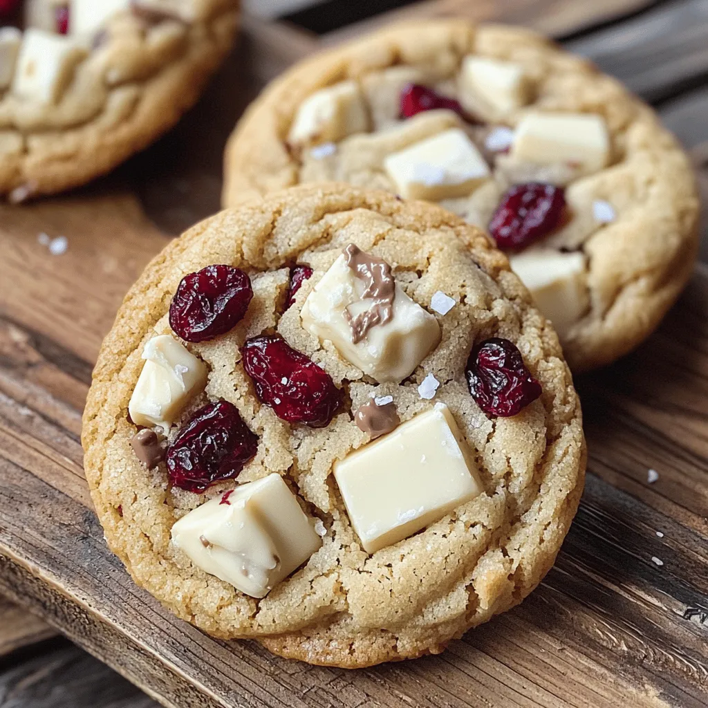 Um die perfekten weißen Schokolade Cranberry Plätzchen zu backen, brauchst du: - 150 g weiße Schokolade, grob gehackt - 100 g getrocknete Cranberries - 120 g Butter, zimmerwarm - 100 g brauner Zucker - 50 g weißer Zucker