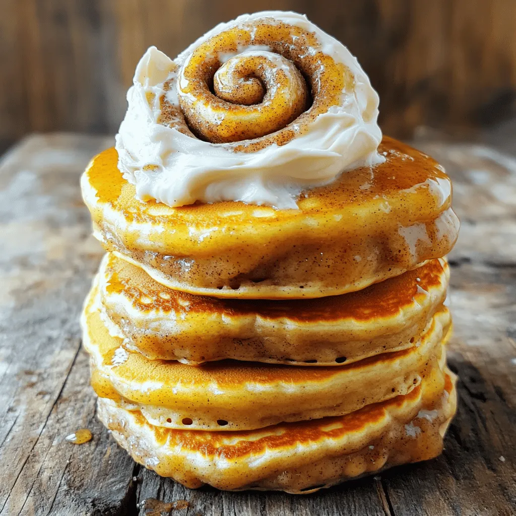 Für Zimtschnecken-Pfannkuchen brauchen wir einige einfache Zutaten: - 250 g Weizenmehl - 30 g Zucker - 1 Teelöffel Backpulver - ½ Teelöffel Natron - ½ Teelöffel Salz - 240 ml Buttermilch (oder normale Milch mit 1 Esslöffel Essig) - 1 großes Ei - 30 g geschmolzene Butter - 1 Esslöffel Vanilleextrakt - 2 Esslöffel gemahlener Zimt - 3 Esslöffel brauner Zucker - Frischkäse-Frosting (gekauft oder selbstgemacht) Wenn du keine Buttermilch hast, kannst du normale Milch nutzen. Einfach 1 Esslöffel Essig dazugeben und kurz stehen lassen. Das macht die Milch sauer. Das gibt deinen Pfannkuchen einen tollen Geschmack. Du kannst auch pflanzliche Milch verwenden, wenn du es magst. Bei der Butter kannst du Kokosöl nehmen. Das macht die Pfannkuchen leicht und lecker. Das Frosting ist der Star dieses Rezepts. Du kannst es selbst machen oder kaufen. Wenn du es selbst machen möchtest, mische Frischkäse, Puderzucker, Vanille und etwas Milch. So wird es schön cremig. Wenn du wenig Zeit hast, ist gekauftes Frosting auch gut. Es spart Zeit und schmeckt lecker. Achte darauf, dass es gut zu den Zimtschnecken-Pfannkuchen passt. Um die Zimtschnecken-Mischung zu machen, vermenge ich in einer kleinen Schüssel den gemahlenen Zimt und den braunen Zucker. Diese Mischung gibt den Pfannkuchen ihren charakteristischen Zimtgeschmack. Wenn du die Mischung zubereitest, stelle sicher, dass alles gut vermischt ist. Dann lege die Schüssel beiseite, während du die restlichen Schritte machst. In einer großen Schüssel mische ich das Weizenmehl, den Zucker, das Backpulver, das Natron und das Salz. Diese trockenen Zutaten sind die Basis für die Pfannkuchen. In einer anderen Schüssel kombiniere ich die Buttermilch, das Ei, die geschmolzene Butter und den Vanilleextrakt. Rühre sie gut um, bis sie eine glatte Mischung bilden. Dann füge die nassen Zutaten zu den trockenen Zutaten. Ich rühre nur so lange, bis alles verbunden ist. Ein paar Klumpen sind kein Problem. Jetzt kommt der spannende Teil! Ich erhitze eine beschichtete Pfanne bei mittlerer Hitze. Für jeden Pfannkuchen gebe ich etwa 60 ml Teig in die Pfanne. Während der Pfannkuchen backt, träufle ich einen Esslöffel der Zimtmischung spiralförmig darauf. Mit einem Zahnstocher swirle ich die Zimt-Mischung leicht in den Teig. Nach 2-3 Minuten, wenn Blasen auftauchen, wende ich den Pfannkuchen. Er sollte goldbraun sein. Dann stapel ich die Pfannkuchen auf einem Teller und gieße das Frischkäse-Frosting darüber. Das ist die einfache, aber leckere Methode, um Zimtschnecken-Pfannkuchen zu machen. Folge dem [Full Recipe] für genaue Mengen und zusätzliche Tipps! Um perfekte Zimtschnecken-Pfannkuchen zu machen, achte auf die Teigkonsistenz. Der Teig sollte leicht klumpig sein. Übermische ihn nicht, sonst werden die Pfannkuchen zäh. Verwende eine beschichtete Pfanne für gleichmäßiges Braten. Halte die Hitze auf mittlerer Stufe. Zu hohe Hitze verbrennt die Pfannkuchen außen, während sie innen roh bleiben. Die Garzeit ist wichtig. Backe die Pfannkuchen für 2-3 Minuten auf der ersten Seite. Achte auf Blasen an der Oberfläche. Wenn die Ränder fest sind, ist es Zeit zum Wenden. Backe sie dann für 1-2 Minuten auf der anderen Seite. So bleiben sie fluffig und zart. Garnierungen machen alles besser! Probiere, die Pfannkuchen mit Zimt und gehackten Nüssen zu bestreuen. Frische Beeren bringen Farbe und Geschmack. Ein Klecks Frischkäse-Frosting macht sie extra lecker. Du kannst auch ein wenig Honig oder Ahornsirup darüber träufeln. Diese kleinen Extras machen deine Zimtschnecken-Pfannkuchen zu etwas ganz Besonderem. {{image_4}} Die Erstellung glutenfreier Zimtschnecken-Pfannkuchen ist einfach. Verwenden Sie glutenfreies Mehl. Achten Sie darauf, dass die Mischung gut bindet. Sie können eine Mischung aus Mandel- und Reismehl probieren. Diese Mehle geben den Pfannkuchen einen tollen Geschmack und eine gute Textur. Mischen Sie die Zutaten wie im Rezept. Das Ergebnis sind zarte, fluffige Pfannkuchen, die jeder genießen kann. Für eine schokoladige Note fügen Sie Kakaopulver hinzu. Verwenden Sie etwa 30 g Kakaopulver in den Teig. Das gibt den Pfannkuchen einen tollen Schokoladengeschmack. Wenn Sie Nüsse mögen, fügen Sie gehackte Walnüsse oder Mandeln hinzu. Dies gibt einen schönen Crunch. Streuen Sie diese einfach in den Teig oder auf die Pfannkuchen. So haben Sie eine leckere Variation für jeden Geschmack. Sie können die Pfannkuchen auch vegan machen. Ersetzen Sie das Ei durch einen Esslöffel Leinsamenmehl und drei Esslöffel Wasser. Lassen Sie die Mischung kurz quellen. Für die Milch nutzen Sie pflanzliche Alternativen wie Mandel- oder Hafermilch. Ersetzen Sie die Butter durch Kokosöl oder vegane Margarine. Das Frosting kann auch vegan sein. Verwenden Sie veganen Frischkäse oder machen Sie es selbst mit Cashews. So haben Sie köstliche vegane Zimtschnecken-Pfannkuchen. Für das vollständige Rezept klicken Sie hier: [Full Recipe]. Um übrig gebliebene Pfannkuchen zu lagern, lege sie in einen Luftdichten Behälter. Trenne die Schichten mit Backpapier, damit sie nicht aneinander kleben. So bleiben sie frisch. Du kannst sie bis zu drei Tage im Kühlschrank aufbewahren. Wenn du sie länger aufbewahren willst, friere sie ein. Wickele die Pfannkuchen in Frischhaltefolie und lege sie in einen Gefrierbeutel. Sie halten sich bis zu drei Monate im Gefrierfach. Um die Pfannkuchen aufzuwärmen, kannst du die Mikrowelle verwenden. Lege einen Pfannkuchen auf einen Teller und erhitze ihn für 20 bis 30 Sekunden. Alternativ kannst du sie in einer Pfanne erwärmen. Erhitze die Pfanne auf mittlerer Hitze und lege den Pfannkuchen hinein. Brate ihn für etwa eine Minute auf jeder Seite. So bleiben sie lecker und weich. Das Frosting sollte im Kühlschrank aufbewahrt werden. Lege es in einen luftdichten Behälter, um es frisch zu halten. Es bleibt bis zu einer Woche gut. Wenn du es aufwärmen möchtest, lass es bei Raumtemperatur stehen. So wird es wieder cremig. Du kannst auch einen Esslöffel Milch hinzufügen und gut umrühren, um die Konsistenz zu verbessern. Wenn der Teig zu dick ist, füge etwas mehr Milch hinzu. Rühre langsam, bis du die gewünschte Konsistenz erreichst. Der Teig sollte leicht flüssig, aber nicht wässrig sein. Ein dicker Teig führt zu trockenen Pfannkuchen. Achte darauf, dass du nicht zu viel rührst, um eine zähe Textur zu vermeiden. Ja, du kannst die Zimtschnecken-Mischung im Voraus machen. Mische den Zimt und den braunen Zucker zusammen. Bewahre die Mischung in einem luftdichten Behälter auf. So bleibt sie frisch und bereit zur Verwendung. Du kannst sie sogar für ein schnelles Frühstück am Morgen nutzen. Die Zimtschnecken-Pfannkuchen sind im Kühlschrank etwa drei bis vier Tage haltbar. Stelle sicher, dass sie in einem luftdichten Behälter liegen. Du kannst sie auch einfrieren, wenn du sie länger aufbewahren möchtest. Sie halten sich bis zu zwei Monate im Gefrierfach. Zusammengefasst, wir haben die Hauptzutaten und Schritte für Zimtschnecken-Pfannkuchen betrachtet. Ich habe Tipps gegeben, um perfekte Pfannkuchen zu machen. Zudem erkundeten wir Variationen und Lagerung. Zimtschnecken-Pfannkuchen sind vielseitig und lecker. Egal, ob du glutenfrei oder vegan bist, es gibt Optionen für dich. Genieße sie frisch oder hebe sie für später auf. Probiere neue Garnierungen aus, um das Rezept spannend zu halten. Jetzt bist du bereit, deine perfekten Pfannkuchen zu backen!