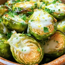 - 450 g Brussels sprouts, gewaschen, geputzt und halbiert - 60 ml Olivenöl - 4 Knoblauchzehen, fein gehackt - 50 g frisch geriebener Parmesan - 1 Teelöffel Meersalz - 1/2 Teelöffel schwarzer Pfeffer - 1/2 Teelöffel rote Pfefferflocken (optional für Schärfe) - Schale von 1 Zitrone - Frische Petersilie, gehackt (zum Garnieren) Wenn du keine Brussels sprouts hast, kannst du Brokkoli verwenden. Das gibt einen ähnlichen Geschmack. Anstelle von Olivenöl kannst du auch Avocadoöl nutzen. Parmesan kann durch Pecorino ersetzt werden, wenn du etwas Würziges möchtest. Für eine vegane Option kannst du Hefeflocken anstelle von Käse verwenden. Knoblauch bringt nicht nur Geschmack, sondern auch viele gesundheitliche Vorteile. Er stärkt das Immunsystem und hat entzündungshemmende Eigenschaften. Parmesan ist reich an Kalzium und verleiht den Röst-Brussels sprouts eine cremige Textur. Zitronenschale fügt Frische hinzu und hebt die Aromen hervor. Petersilie ist nicht nur dekorativ, sondern auch eine gute Quelle für Vitamine. Zuerst sammelst du alle Zutaten. Du brauchst 450 g Brussels sprouts, 60 ml Olivenöl, 4 Knoblauchzehen, 50 g Parmesan, 1 Teelöffel Meersalz, 1/2 Teelöffel schwarzen Pfeffer, und 1/2 Teelöffel rote Pfefferflocken, wenn du es scharf magst. Außerdem nimm die Schale von 1 Zitrone und frische Petersilie für die Garnierung. Wasche und putze die Brussels sprouts, dann halbierst du sie. In einer großen Schüssel vermischst du die halbierten Brussels sprouts mit dem Olivenöl, dem gehackten Knoblauch, dem Salz und dem Pfeffer. Wenn du die roten Pfefferflocken magst, füge sie jetzt hinzu. Rühre alles gut durch, damit die Brussels sprouts gleichmäßig bedeckt sind. Heize deinen Ofen auf 200°C vor. Lege ein Backblech mit Backpapier aus. Breite die marinierten Brussels sprouts auf dem Blech in einer einzigen Schicht aus. Das hilft beim Rösten und macht die Reinigung einfach. Roste die Brussels sprouts für 20 bis 25 Minuten. Wende sie nach etwa 10 Minuten, damit sie gleichmäßig garen. Die Röst-Brussels sprouts sind bereit, wenn sie goldbraun und knusprig sind. Sobald die Brussels sprouts aus dem Ofen kommen, streue schnell den frisch geriebenen Parmesan darüber. Schiebe das Blech für weitere 3 bis 5 Minuten zurück in den Ofen. Der Käse soll schmelzen und leicht sprudeln. Wenn du die Röst-Brussels sprouts herausnimmst, streue die Zitronenschale und die frische Petersilie darüber. Das gibt einen frischen Geschmack und sieht toll aus. Serviere die Röst-Brussels sprouts warm. Sie sind perfekt als Beilage oder Hauptgericht. Wenn du mehr über das Rezept erfahren möchtest, schau dir das [Full Recipe] an. Um die besten Röstergebnisse zu bekommen, achte darauf, die Brussels sprouts gleichmäßig zu schneiden. Halbiere sie, damit sie innen zart und außen knusprig werden. Das Olivenöl hilft, die Hitze gleichmäßig zu verteilen. So bräunen sie schön. Lasse genug Platz zwischen den Stückchen auf dem Blech. Wenn sie sich berühren, werden sie nicht knusprig. Das Rösten bei 200°C sorgt für die perfekte Temperatur. Ein häufiges Problem ist das Überladen des Backblechs. Wenn du zu viele Brussels sprouts auf einmal röstest, dampfen sie statt zu rösten. Ein weiterer Fehler ist, den Käse zu früh hinzuzufügen. Warte, bis die Brussels sprouts fast fertig sind. So bleibt der Parmesan geschmolzen und knusprig. Achte auch darauf, die Sprouts zur Hälfte der Backzeit zu wenden. So garen sie gleichmäßig und werden schön braun. Du kannst das Rezept leicht anpassen, um mehr Geschmack zu bekommen. Füge Speck oder Schinken hinzu, um einen herzhaften Kick zu erhalten. Für eine süßere Note, probiere Honig oder Balsamico-Essig. Auch Nüsse oder Mandeln bringen einen tollen Crunch. Experimentiere mit verschiedenen Kräutern wie Thymian oder Rosmarin für mehr Aroma. Diese kleinen Extras machen das Gericht besonders und lecker. Für das gesamte Rezept schau dir die [Full Recipe] an. {{image_4}} Du kannst diese Röst-Brussels sprouts leicht vegan machen. Verwende einfach eine pflanzliche Käsealternative. Dazu kannst du Nährhefe verwenden, um einen ähnlichen Geschmack zu erzielen. Diese Option gibt deinem Gericht einen herzhaften Geschmack. Die Gewürze machen den Unterschied! Probiere verschiedene Gewürze aus, um neue Aromen zu entdecken. Zum Beispiel, füge Kreuzkümmel oder Paprika hinzu. Für ein wenig mehr Schärfe kannst du auch Cayennepfeffer verwenden. Diese Variationen bringen frischen Wind in dein Rezept. Röst-Brussels sprouts passen gut zu vielen Gerichten. Serviere sie mit Quinoa oder einem frischen Salat. Auch Kartoffelpüree ist eine tolle Beilage. Für ein festliches Essen kombiniere sie mit geröstetem Fleisch oder Fisch. Auf diese Weise wird dein Mahlzeit noch schmackhafter. Entdecke weitere Ideen in der [Full Recipe]. Um die Röst-Brussels sprouts frisch zu halten, lege sie in einen luftdichten Behälter. Lass sie auf Raumtemperatur abkühlen, bevor du sie lagerst. Stelle den Behälter in den Kühlschrank. So bleiben sie bis zu drei Tage gut. Vermeide es, sie warm zu lagern, da dies die Textur beeinflusst. Wenn du die Röst-Brussels sprouts wieder aufwärmen möchtest, benutze den Ofen. Heize ihn auf 180°C vor. Lege die Röst-Brussels sprouts auf ein Backblech. Backe sie 10 bis 15 Minuten, bis sie wieder knusprig sind. Du kannst auch eine Pfanne verwenden. Erhitze sie bei mittlerer Hitze und rühre sie regelmäßig um. Röst-Brussels sprouts halten sich im Kühlschrank bis zu drei Tage. Wenn sie unangenehm riechen oder matschig aussehen, entsorge sie. Du kannst sie auch einfrieren, aber die Textur ändert sich. Im Gefrierschrank bleiben sie bis zu einem Monat gut. Wenn du sie aufwärmst, erwarte eine weichere Konsistenz. Du solltest die Brussels sprouts etwa 20 bis 25 Minuten rösten. Sie sollten goldbraun und knusprig sein. Wende sie nach der Hälfte der Zeit, damit sie gleichmäßig garen. So erhältst du die beste Textur und den besten Geschmack. Ja, du kannst andere Käsesorten nutzen. Feta oder Gouda sind tolle Alternativen. Diese Käsesorten bringen eigene Aromen mit. Experimentiere ruhig und finde deinen Favoriten. Röst-Brussels sprouts sind vielseitig. Sie passen gut zu gegrilltem Hähnchen oder Fisch. Du kannst sie auch zu einer einfachen Pasta servieren. Salate oder Quinoa-Beilagen ergänzen das Gericht ebenfalls gut. Entdecke die Knoblauch-Parmesan Röst-Brusselssprossen mit dem Full Recipe! Diese Anleitung bietet alle wichtigen Punkte für geröstete Rosenkohl. Wir haben die Zutaten, ihre Vorteile und Tipps, um Fehler zu vermeiden, besprochen. Zudem gibt es viele Variationen und Aufbewahrungstipps für frische Ergebnisse. Die perfekte Röstung bringt den besten Geschmack. Experimentiere mit neuen Kombinationen, um kreative Beilagen zu schaffen. Mit diesen Informationen kannst du jetzt loslegen und deine Gäste begeistern. Röstete der Rosenkohl wird sicher zum Hit!