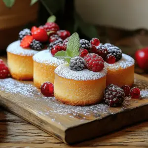 - Ungesalzene Butter - Kristallzucker - Große Eier - Reiner Vanilleextrakt - Weizenmehl - Backpulver - Salz - Buttermilch Die Auswahl der besten Zutaten macht einen großen Unterschied. Verwende frische Eier für besseren Geschmack. Achte darauf, dass die Butter weich ist, damit sie sich gut mit dem Zucker vermischt. Vanilleextrakt sollte rein sein, um den vollen Geschmack zu bekommen. Wenn du keine Buttermilch hast, kannst du auch Milch mit etwas Zitronensaft mischen. Das funktioniert gut als Ersatz. Weizenmehl ist die beste Wahl für diese Art von Kuchen. Du kannst auch glutenfreies Mehl verwenden, aber das Ergebnis kann anders sein. Für den Zucker verwende Kristallzucker, um die richtige Süße zu erreichen. Wenn du weniger Zucker verwenden möchtest, kannst du auch einen Teil durch Honig ersetzen. Achte darauf, die andere Flüssigkeit im Rezept leicht anzupassen. Jede Zutat spielt eine Rolle. Die Kombination ergibt einen köstlichen Mini-Vanille-Pfundkuchen. Wenn du mehr über die Zubereitung erfahren möchtest, schau dir das vollständige Rezept an: Einfache Mini-Vanille-Pfundkuchen, die jeder lieben wird . Heizen Sie Ihren Ofen auf 175°C vor. Dies sorgt für ein gleichmäßiges Backen. Fetten Sie Ihre Mini-Kastenformen mit Butter ein. Bestäuben Sie sie leicht mit Mehl, damit die Kuchen nicht kleben bleiben. Wenn Sie keine Mini-Kastenformen haben, können Sie auch Muffinförmchen verwenden. Die Muffins werden etwas kleiner, aber trotzdem lecker. Beginnen Sie mit der weichen Butter und dem Kristallzucker. Rühren Sie diese in einer großen Schüssel, bis die Mischung leicht und flauschig ist. Dies dauert etwa 3 bis 4 Minuten. Fügen Sie die Eier nacheinander hinzu. Schlagen Sie gut, bis jedes Ei vollständig eingearbeitet ist, bevor Sie das nächste hinzufügen. Dies ist wichtig für die Struktur des Kuchens. Rühren Sie dann den Vanilleextrakt unter. In einer anderen Schüssel mischen Sie das Mehl, das Backpulver und das Salz. Fügen Sie die trockenen Zutaten nach und nach zur feuchten Mischung hinzu. Wechseln Sie dabei mit der Buttermilch, beginnend und endend mit dem Mehl. Rühren Sie, bis alles gerade so vermischt ist. Achten Sie darauf, nicht zu lange zu rühren. Füllen Sie den Teig gleichmäßig in die vorbereiteten Formen. Klopfen Sie sanft auf die Formen, um Luftblasen zu entfernen. Backen Sie die Kuchen 20 bis 25 Minuten lang. Achten Sie auf die Farbe. Sie sollten goldbraun sein. Um sicher zu gehen, machen Sie den Zahnstocher-Test. Stecken Sie einen Zahnstocher in die Mitte eines Kuchens. Wenn er sauber herauskommt, sind die Kuchen fertig. Nehmen Sie die Kuchen aus dem Ofen und lassen Sie sie 10 Minuten in den Formen abkühlen. Dann auf ein Kuchengitter übertragen und vollständig abkühlen lassen. Das gesamte Rezept finden Sie unter Einfache Mini-Vanille-Pfundkuchen, die jeder lieben wird. Übermixen des Teigs Beim Mischen des Teigs ist weniger mehr. Wenn Sie zu lange rühren, wird der Kuchen zäh. Sie sollten nur so lange mischen, bis die Zutaten gerade verbunden sind. Das sorgt für einen lockeren, weichen Kuchen. Zu frühes Herausnehmen der Kuchen Warten Sie immer, bis die Mini-Kuchen ganz durchgebacken sind. Ein Zahnstocher sollte sauber herauskommen. Wenn Sie die Kuchen zu früh herausnehmen, bleiben sie innen roh. Das macht den Genuss weniger schön. Ideen für die garnierte Präsentation Eine schöne Präsentation macht den Kuchen noch besser. Bestäuben Sie die abgekühlten Mini-Kuchen mit Puderzucker. Fügen Sie frische Beeren oder Minze hinzu. Diese Farben bringen Freude auf den Teller. Serviervorschläge Servieren Sie die Kuchen auf einem Holzbrett für einen rustikalen Look. Das sieht immer gut aus und macht Eindruck. Außerdem können Sie etwas Sahne oder eine Kugel Eis dazu anbieten. So wird jede Portion besonders. {{image_4}} Sie können viel Spaß haben, um diese Mini-Vanille-Pfundkuchen zu variieren. Eine einfache Möglichkeit ist, Schokoladenstückchen hinzuzufügen. Diese kleinen Stücke schmelzen und machen jeden Biss schokoladig und lecker. Der Kontrast zwischen der Vanille und der Schokolade ist köstlich. Ein anderer toller Geschmack ist Zitrus. Fügen Sie etwas Zitronen- oder Orangenschale zum Teig hinzu. Das gibt einen frischen und lebhaften Geschmack. Die Zitrusnoten passen gut zur Süße des Kuchens. Probieren Sie beide Variationen, um zu sehen, welche Ihnen besser gefällt! Wenn Sie gesündere Kuchen möchten, gibt es einfache Wege, dies zu tun. Verwenden Sie Vollkornmehl statt normalem Weizenmehl. Vollkornmehl gibt dem Kuchen mehr Ballaststoffe. Dies macht den Kuchen nahrhafter und gibt mehr Geschmack. Eine weitere Option ist, Süßungsmittel statt Zucker zu verwenden. Sie können Honig oder Ahornsirup nehmen. Diese Alternativen sind oft gesünder und bringen einen anderen Geschmack. Achten Sie darauf, die Menge anzupassen, da einige Süßungsmittel süßer sind als Zucker. Mit diesen Varianten und Alternativen machen Sie die Mini-Vanille-Pfundkuchen ganz nach Ihrem Geschmack. Schauen Sie sich das vollständige Rezept an, um zu beginnen! Um die Mini-Vanille-Pfundkuchen frisch zu halten, gibt es einige einfache Methoden. - Frischhaltedosen und Kühlschranklagerung: Lassen Sie die Kuchen zuerst vollständig abkühlen. Legen Sie dann die Kuchen in eine Frischhaltedose. Stellen Sie die Dose in den Kühlschrank. So bleiben die Kuchen bis zu einer Woche frisch. - Einfrieren der Mini-Kuchen: Wenn Sie die Kuchen länger aufbewahren möchten, frieren Sie sie ein. Wickeln Sie jeden Kuchen in Frischhaltefolie. Legen Sie sie dann in einen Gefrierbeutel oder eine gefrierfeste Dose. So sind die Kuchen bis zu drei Monate haltbar. Die Haltbarkeit der Kuchen hängt von der Lagerung ab. Achten Sie auf einige Tipps: - Tipps zur Vermeidung von Trockenheit: Vermeiden Sie es, die Kuchen zu lange an der Luft zu lassen. Das macht sie trocken. Halten Sie die Kuchen gut verpackt, um die Feuchtigkeit zu bewahren. - Anzeichen von Verderb: Prüfen Sie die Kuchen regelmäßig. Wenn sie einen seltsamen Geruch haben oder schimmelig sind, entsorgen Sie sie sofort. Ein frischer Kuchen hat einen süßen, vanilligen Duft. Die Mini-Vanille-Pfundkuchen halten sich gut. Bei richtiger Lagerung bleiben sie frisch bis zu einer Woche. Bewahren Sie sie in einem luftdichten Behälter auf. So bleibt die Feuchtigkeit drin. Wenn Sie die Kuchen länger aufbewahren wollen, frieren Sie sie ein. Sie können sie bis zu drei Monate im Gefrierfach lagern. Lassen Sie sie vor dem Essen einfach auftauen. Ja, Sie können die Kuchen leicht vegan machen. Ersetzen Sie die Eier durch Apfelmus oder Bananenpüree. Verwenden Sie vegane Butter statt ungesalzener Butter. Für die Buttermilch mischen Sie Pflanzenmilch mit einem Spritzer Essig. So erhalten Sie eine tolle vegane Version. Der Geschmack bleibt lecker und die Konsistenz gut. Kein Mini-Kastenform? Kein Problem! Verwenden Sie stattdessen Muffinformen. Sie backen die Mini-Kuchen einfach in Muffinförmchen. Die Backzeit kann kürzer sein, also prüfen Sie die Kuchen nach 15 Minuten. Sie können auch eine große Kastenform nutzen. Teilen Sie den Teig einfach nach dem Backen in Portionen. Das vollständige Rezept finden Sie im Abschnitt: Einfache Mini-Vanille-Pfundkuchen, die jeder lieben wird . Dort sind alle Zutaten und Schritte klar aufgelistet. Dieser Blogbeitrag hat Ihnen die wichtigsten Zutaten und Schritte zur Zubereitung von Mini-Vanille-Pfundkuchen vorgestellt. Wir haben Tipps gegeben, um häufige Fehler zu vermeiden und kreative Variationen auszuprobieren. Achten Sie auch auf die richtige Lagerung, damit Ihre Kuchen frisch bleiben. Denken Sie daran, dass Backen Spaß macht. Experimentieren Sie mit Zutaten und feiern Sie Ihre Erfolge. Viel Freude beim Backen und Genießen!