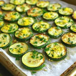 - 4 mittelgroße Zucchini, in Halbmonde geschnitten - 4 Knoblauchzehen, fein gehackt - 3 Esslöffel Olivenöl Zucchini ist der Star dieses Gerichts. Sie hat eine zarte Textur und nimmt die Aromen gut auf. Knoblauch bringt einen starken Geschmack, der die Zucchini ergänzt. Das Olivenöl hilft, alles zu verbinden und macht die Zucchini schön goldbraun. - Schale einer Zitrone - Saft einer Zitrone - 1 Teelöffel getrockneter Oregano - Salz und Pfeffer nach Geschmack Zitronenschale und -saft sorgen für Frische. Sie geben dem Gericht einen spritzigen Kick. Oregano fügt einen warmen, erdigen Geschmack hinzu. Salz und Pfeffer sind wichtig für die richtige Würze. - Frische Petersilie - Weitere Kräuter Frische Petersilie macht das Gericht bunter und frischer. Weitere Kräuter wie Basilikum oder Thymian können ebenfalls verwendet werden. Diese kleinen Details heben das Gericht auf ein neues Level. Für das vollständige Rezept schauen Sie sich das [Full Recipe] an. - Heize deinen Ofen auf 220 °C (425 °F) vor. - Lege ein Backblech mit Backpapier aus. Das macht die Reinigung leicht. - Schneide die Zucchini in Halbmonde. Diese Größe sorgt für gleichmäßiges Garen. - In einer großen Schüssel mische die Zucchini mit Knoblauch, Olivenöl, Zitronenschale, Zitronensaft, Oregano, Salz und Pfeffer. Rühre gut, bis alles gleichmäßig verteilt ist. - Verteile die Zucchini-Mischung gleichmäßig auf dem Backblech. Sorge dafür, dass sie in einer einzigen Schicht liegt. - Röste die Zucchini 20-25 Minuten lang. Rühre nach der Hälfte um, damit sie gleichmäßig garen. Die Zucchini sind fertig, wenn sie goldbraun und zart sind. Für das gesamte Rezept kannst du den Abschnitt [Full Recipe] nachlesen. Die richtige Temperatur ist entscheidend für eine perfekte Zucchini-Röstung. Heizen Sie den Ofen auf 220 °C vor. Diese Hitze sorgt dafür, dass die Zucchini außen knusprig und innen zart wird. Röstzeit ist auch wichtig. Rösten Sie die Zucchini 20 bis 25 Minuten. Nach der Hälfte der Zeit sollten Sie die Zucchini umrühren. So bräunen sie gleichmäßig und erhalten einen tollen Geschmack. Ein häufiger Fehler ist die Überfüllung des Backblechs. Wenn die Zucchini zu dicht gepackt sind, dampfen sie statt zu rösten. Achten Sie darauf, dass die Zucchini in einer einzigen Schicht liegen. Wählen Sie auch die richtige Zucchini-Sorte. Kleine, feste Zucchini sind am besten. Diese haben mehr Geschmack und Textur. Größere Zucchini sind oft wässriger und weniger schmackhaft. Wenn Sie das Zitronenaroma verstärken möchten, fügen Sie mehr Zitronensaft oder Schale hinzu. Das gibt den Zucchini einen frischen, lebhaften Geschmack. Sie können auch die Gewürze anpassen. Fügen Sie Chili-Flocken für einen scharfen Kick hinzu oder probieren Sie andere Kräuter wie Thymian oder Rosmarin. Passen Sie die Gewürze nach Ihrem Geschmack an, um Ihre perfekte Mischung zu finden. Sie können die genauen Schritte in der [Full Recipe] finden. {{image_4}} Sie können das Rezept leicht anpassen. Feta-Käse bringt einen salzigen, cremigen Geschmack. Zerbröseln Sie den Käse über die Zucchini, bevor Sie sie rösten. Nüsse oder Samen sind eine tolle Option als Topping. Sie fügen Crunch und Nährstoffe hinzu. Probieren Sie geröstete Pinienkerne oder Sonnenblumenkerne. Diese Zutaten machen das Gericht noch besser. Für eine vegane Version passen Sie einfach die Öle und Gewürze an. Verwenden Sie mehr Kräuter wie Thymian oder Basilikum für zusätzlichen Geschmack. Diese Kräuter bringen Vielfalt und Frische. Sie können auch ein wenig Balsamico-Essig hinzufügen. Das gibt einen tollen Kontrast zur Zucchini. Diese Zucchini passen gut zu vielen Gerichten. Kombinieren Sie sie mit Pasta oder Quinoa für eine leckere Hauptspeise. Sie sind auch eine perfekte Beilage zu Fleischgerichten. Servieren Sie sie zu Hähnchen oder Fisch für ein ausgewogenes Essen. Diese Variationen machen das Gericht vielseitig und interessant. Für das vollständige Rezept schauen Sie sich das [Full Recipe] an. Bewahre die Reste der Lemon Garlic Roasted Zucchini in einem luftdichten Behälter auf. Achte darauf, dass der Behälter gut verschlossen ist, damit die Zucchini frisch bleibt. Diese Methode hilft, Feuchtigkeit und Gerüche fernzuhalten. Im Kühlschrank halten die Reste etwa drei bis fünf Tage. Du kannst die Zucchini auf verschiedene Arten wieder erwärmen. Eine gute Methode ist, sie in einer Pfanne bei mittlerer Hitze zu erwärmen. So bleiben sie schön knusprig. Alternativ kannst du die Zucchini auch in die Mikrowelle legen. Stelle die Mikrowelle auf eine niedrige Stufe, um die Zucchini gleichmäßig zu erwärmen. Achte darauf, sie nicht zu lange zu erhitzen, sonst werden sie matschig. Wenn du die Zucchini länger aufbewahren willst, kannst du sie auch einfrieren. Schneide die Zucchini in die gewünschten Stücke und lege sie auf ein Backblech. Friere sie für ein paar Stunden ein, bis sie fest sind. Danach kannst du die gefrorenen Stücke in einen luftdichten Beutel geben. Zum Auftauen lege die Zucchini einfach in den Kühlschrank über Nacht. Verwende sie dann in deinen Lieblingsgerichten. Die gerösteten Zucchini sind im Kühlschrank etwa 3 bis 4 Tage haltbar. Achten Sie darauf, sie in einem luftdichten Behälter zu lagern. So bleiben sie frisch und schmackhaft. Wenn Sie die Zucchini aufbewahren, lassen Sie sie abkühlen, bevor Sie sie in den Behälter geben. Das hilft, die Feuchtigkeit zu kontrollieren. Ja, Sie können viele andere Gemüsesorten verwenden. Paprika, Aubergine oder Karotten passen gut. Diese Gemüsesorten haben ähnliche Garzeiten wie Zucchini. Schneiden Sie sie in gleichmäßige Stücke, damit sie gleichmäßig garen. So genießen Sie viele verschiedene Geschmäcker. Experimentieren Sie mit Ihrem Lieblingsgemüse. Diese Zucchini passen gut zu vielen Gerichten. Servieren Sie sie als Beilage zu gegrilltem Fleisch oder Fisch. Sie sind auch lecker zu Pasta oder Quinoa. Fügen Sie einen frischen Salat hinzu, um das Gericht abzurunden. Diese Kombination bringt Farbe und Geschmack auf Ihren Tisch. Die Zubereitung von Lemon Garlic Roasted Zucchini ist einfach und köstlich. Wir haben die wichtigsten Zutaten, die Zubereitung und die Aufbewahrung besprochen. Mit den richtigen Tipps gelingt dir die perfekte Röstung. Variationen machen das Gericht spannend. Denke daran, die Zucchini kühl zu lagern und richtig aufzuwärmen. Probiere unterschiedliche Zutaten für neue Geschmäcker. Diese Zucchini sind vielseitig einsetzbar und lecker. Guten Appetit und viel Spaß beim Ausprobieren!