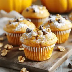 - 1 Tasse (240 g) pürierter Kürbis aus der Dose - 1/2 Tasse (120 ml) Pflanzenöl - 1 Tasse (200 g) brauner Zucker, gestrichen Die Hauptzutaten geben den Muffins ihren tollen Geschmack. Pürierter Kürbis sorgt für Feuchtigkeit und süßen Genuss. Pflanzenöl macht die Muffins zart und fluffig. Brauner Zucker gibt den Muffins einen schönen Karamellgeschmack. - 2 große Eier - 1 Teelöffel Vanilleextrakt - 2 Tassen (250 g) Weizenmehl - 1 Teelöffel Backnatron - 1/2 Teelöffel Backpulver - 1 Esslöffel Kürbisk Gewürz - 1/2 Teelöffel Salz - Optionale Zutaten, wie Nüsse und Schokoladenstückchen Die Eier helfen beim Binden der Zutaten. Vanilleextrakt bringt ein feines Aroma. Weizenmehl gibt den Muffins Struktur. Backnatron und Backpulver lassen die Muffins aufgehen. Das Kürbisk Gewürz ist der Star und bringt den typischen Herbstgeschmack. Salz hebt die Aromen hervor. Nüsse oder Schokolade sind tolle Extras, die den Muffins einen besonderen Kick geben. Nutze die Full Recipe für weitere Details. Heize deinen Ofen auf 175°C vor. Das ist die perfekte Temperatur, um die Muffins gleichmäßig zu backen. Lege dann dein Muffinblech mit Papierförmchen aus oder fette es leicht ein. So bleiben die Muffins gut haften und lassen sich leicht herausnehmen. In einer großen Schüssel mische die feuchten Zutaten. Nimm das pürierte Kürbis, Pflanzenöl, braunen Zucker, Eier und den Vanilleextrakt. Rühre alles gut um, bis es eine glatte Masse ist. In einer anderen Schüssel vermische das Mehl, Backnatron, Backpulver, Kürbisk Gewürz und Salz. Füge die trockenen Zutaten nach und nach zur Kürbismischung hinzu. Rühre vorsichtig, um die Muffins luftig zu halten. Du kannst auch die gehackten Nüsse oder Schokoladenstückchen unterheben, falls du das möchtest. Fülle den Teig in die vorbereiteten Muffinförmchen. Fülle sie bis etwa zwei Drittel voll. So haben die Muffins genug Platz zum Aufgehen. Backe die Muffins 15 bis 20 Minuten. Überprüfe den Gargrad, indem du einen Zahnstocher in die Mitte eines Muffins steckst. Wenn er sauber herauskommt, sind die Muffins fertig. Lass sie fünf Minuten im Blech abkühlen, bevor du sie auf ein Kuchengitter umsetzt. So kühlen sie gleichmäßig ab. Um die besten Muffins zu machen, solltest du nicht zu viel rühren. Zu viel Rühren macht die Muffins hart. Rühre nur, bis die Mischung gerade so zusammenkommt. Das sorgt für fluffige Muffins. Die richtige Konsistenz ist wichtig. Der Teig sollte dick, aber nicht zu trocken sein. Wenn der Teig zu fest wirkt, kannst du einen Esslöffel Wasser oder Milch hinzufügen. Achte darauf, dass der Teig gut vermischt ist, aber nicht übertrieben. Die Präsentation macht viel aus. Serviere die Muffins warm, idealerweise mit Puderzucker bestäubt. Ein Klecks Schlagsahne obendrauf macht sie besonders lecker. Für besondere Anlässe kannst du die Muffins in einer schönen Schale anrichten. Du kannst auch kleine Fähnchen mit netten Sprüchen in die Muffins stecken. Diese kleinen Details machen deine Muffins zu einem echten Hingucker. {{image_4}} Die Muffins können leicht angepasst werden. Wenn Sie glutenfrei backen möchten, nutzen Sie ein glutenfreies Mehl. Hier sind einige Tipps: - Verwenden Sie 2 Tassen (250 g) glutenfreies Mehl. - Fügen Sie 1 Teelöffel Xanthan hinzu, um die Struktur zu verbessern. Für eine Zuckeralternative, probieren Sie Honig oder Ahornsirup. Hier ist eine einfache Methode: - Ersetzen Sie den braunen Zucker durch 3/4 Tasse (180 ml) Honig. - Reduzieren Sie das Pflanzenöl um 1/4 Tasse (60 ml), da Honig Feuchtigkeit bringt. Wollen Sie die Muffins aufpeppen? Hier sind einige Ideen für neue Gewürzkombinationen: - Mischen Sie Muskatnuss und Ingwer für einen intensiveren Geschmack. - Fügen Sie eine Prise Nelken für eine weihnachtliche Note hinzu. Häufige Zutatenkombinationen mit Kürbis sind: - Äpfel für etwas Frische. - Schokoladenstückchen für eine süße Überraschung. - Walnüsse oder Pekannüsse für einen nussigen Crunch. Diese Variationen machen die Muffins noch interessanter und leckerer. Die Muffins bleiben frisch, wenn Sie sie richtig lagern. Im Kühlschrank halten sie sich etwa 5 bis 7 Tage. Packen Sie sie in einen luftdichten Behälter. So bleibt die Feuchtigkeit erhalten. Wenn Sie die Muffins länger aufbewahren möchten, frieren Sie sie ein. Wickeln Sie jeden Muffin in Frischhaltefolie. Legen Sie sie dann in einen Gefrierbeutel. So bleiben sie bis zu 3 Monate frisch. Um die Muffins wieder aufzuwärmen, nutzen Sie den Ofen oder die Mikrowelle. Heizen Sie den Ofen auf 180°C vor. Legen Sie die Muffins auf ein Blech. Backen Sie sie für etwa 5 bis 10 Minuten. In der Mikrowelle erwärmen Sie die Muffins für 15 bis 30 Sekunden. Achten Sie darauf, sie nicht zu lange zu erwärmen. So bleiben sie weich und lecker. Für den besten Geschmack empfehle ich, die Muffins warm zu genießen. Servieren Sie sie mit einem Hauch Butter oder einem Klecks Sahne. So wird das Geschmackserlebnis noch besser. Die Muffins halten sich bei Raumtemperatur etwa drei Tage. Lagern Sie sie in einem luftdichten Behälter. Im Kühlschrank bleiben sie bis zu einer Woche frisch. Wenn Sie die Muffins länger aufbewahren möchten, frieren Sie sie ein. Sie halten im Gefrierfach bis zu drei Monate. Achten Sie darauf, sie gut zu verpacken, um Gefrierbrand zu vermeiden. Ja, Sie können die Muffins vegan machen! Ersetzen Sie die Eier mit Apfelmus oder einer Mischung aus Wasser und Leinsamen. Für die Milchprodukte nutzen Sie Pflanzenmilch wie Mandel- oder Hafermilch. Diese Alternativen geben den Muffins eine ähnliche Textur und Geschmack. Experimentieren Sie mit verschiedenen Zutaten, um das beste Ergebnis zu erzielen. Dekorieren Sie die Muffins nach Belieben! Sie können Puderzucker darüber streuen oder mit Schokoladenglasur verzieren. Ein Klecks Schlagsahne macht sie besonders lecker. Für einen gesunden Twist fügen Sie frische Früchte oder Nüsse hinzu. Lassen Sie Ihrer Kreativität freien Lauf und machen Sie die Muffins noch ansprechender! Das Rezept für die Easy Pumpkin Spice Muffins stammt von meiner Leidenschaft für saisonale Aromen. Ich habe es über die Jahre verfeinert. Sie finden das vollständige Rezept im Full Recipe. Es kombiniert einfache Zutaten für einen schnellen Genuss, der jedem schmeckt. Zusammenfassend haben wir alles Wichtige für die perfekten Kürbismuffins behandelt. Wir schauten uns die Hauptzutaten und die Schritt-für-Schritt-Anleitung an. Tipps für die beste Konsistenz und Varianten machen das Rezept spannend. Denke daran, deine Muffins ordentlich aufzubewahren, damit sie frisch bleiben. So kannst du sie jederzeit genießen. Diese Muffins sind nicht nur lecker, sondern auch leicht anpassbar. Probiere es aus und finde deine Lieblingsversion!