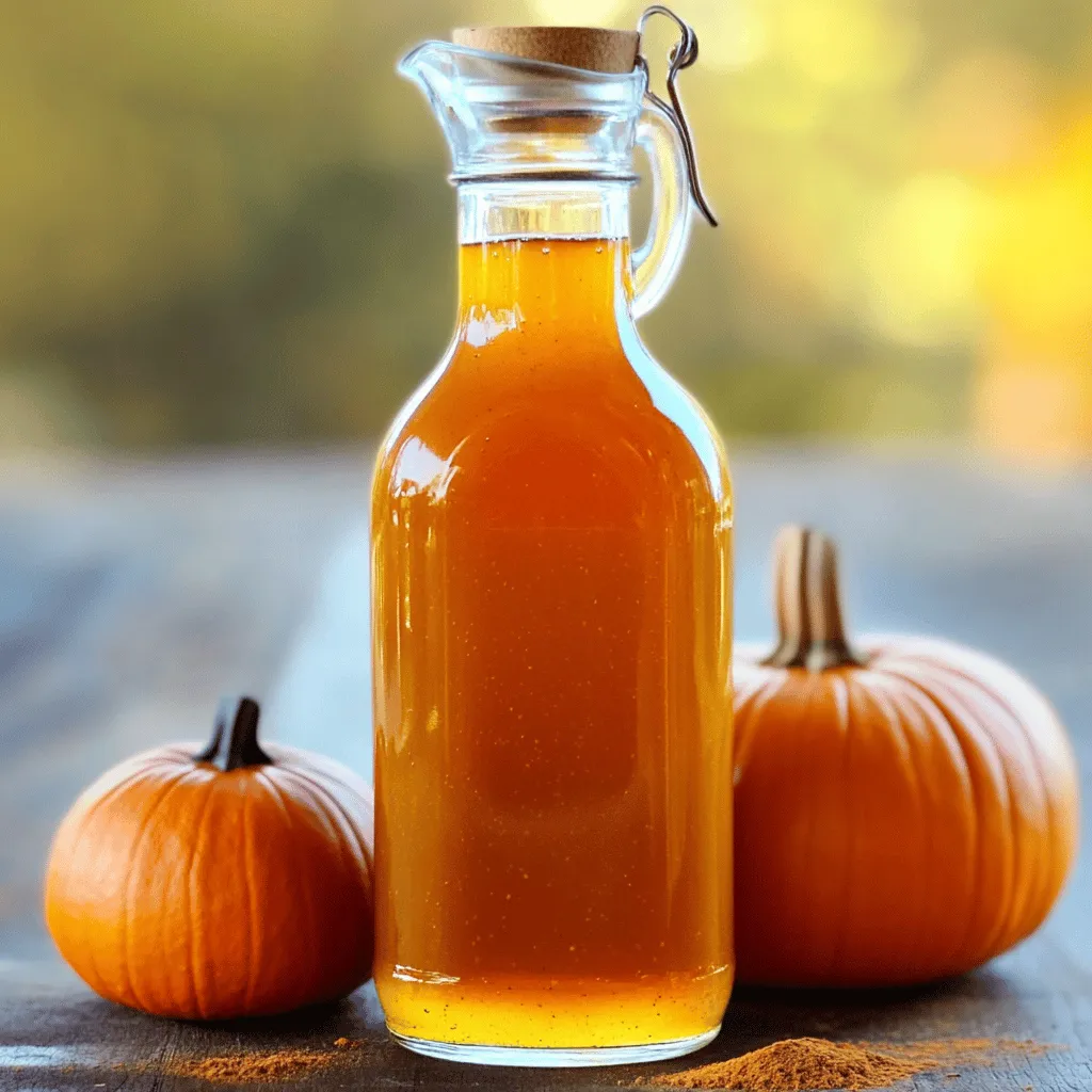 Für den Starbucks Style Pumpkin Coffee Syrup brauchst du: - 1 Tasse Wasser - 1 Tasse Zucker (fein) - 1/2 Tasse Kürbispüree (aus der Dose oder selbstgemacht) - 1 Esslöffel Kürbiskuchengewürz - 1 Teelöffel Vanilleextrakt - 1/4 Teelöffel Salz Diese Zutaten geben deinem Sirup einen tollen Geschmack. Die Qualität deiner Zutaten macht einen großen Unterschied. Wähle frisches Kürbispüree. Ich empfehle, es selbst zu machen, wenn du Zeit hast. So hast du mehr Kontrolle über den Geschmack. Für den Zucker ist feiner Zucker am besten. Er löst sich besser auf und sorgt für einen glatten Sirup. Achte auch auf das Kürbiskuchengewürz. Wenn du es selbst mischen möchtest, verwende Zimt, Muskatnuss, Ingwer und Nelken. So bist du sicher, dass du die besten Aromen bekommst. Wenn du keinen feinen Zucker hast, kannst du auch normalen Zucker verwenden. Mahle ihn einfach in einem Mixer, um die Konsistenz zu verbessern. Für das Kürbispüree kannst du auch andere pürierte Früchte verwenden, aber sie verändern den Geschmack. Wenn du kein Vanilleextrakt hast, kannst du auch eine halbe Vanilleschote verwenden. Kratze das Innere heraus und füge es hinzu. Diese Alternativen funktionieren gut, aber sie können den Geschmack leicht verändern. Für das Salz kannst du auch Meersalz benutzen, wenn du es magst. Es bringt einen anderen Geschmacksaspekt in den Sirup. Um den perfekten Starbucks Style Pumpkin Coffee Syrup zu machen, beginne ich mit den Zutaten. Du brauchst: - 1 Tasse Wasser - 1 Tasse Zucker (fein) - 1/2 Tasse Kürbispüree (aus der Dose oder selbstgemacht) - 1 Esslöffel Kürbiskuchengewürz - 1 Teelöffel Vanilleextrakt - 1/4 Teelöffel Salz Zuerst vermenge ich Wasser und Zucker in einem mittelgroßen Topf. Ich stelle den Topf auf mittlere Hitze. Gelegentlich rühre ich um, bis der Zucker sich auflöst. Das dauert nur wenige Minuten. Sobald der Zucker aufgelöst ist, füge ich das Kürbispüree, das Kürbiskuchengewürz und das Salz hinzu. Ich rühre gut um, bis alles gleichmäßig vermischt ist. Danach bringe ich die Mischung langsam zum Kochen. Dann reduziere ich die Hitze und lasse es 5 bis 10 Minuten köcheln. Der Sirup wird dabei leicht dicker. Ich nehme den Topf vom Herd und rühre den Vanilleextrakt unter. Jetzt lasse ich den Sirup auf Raumtemperatur abkühlen. Wenn er abgekühlt ist, gieße ich ihn durch ein feines Sieb in eine saubere Flasche. So entferne ich die festen Teile des Kürbispürees. Der Sirup hat dann eine glattere Konsistenz. Um Fehler zu vermeiden, achte ich darauf, dass der Zucker wirklich vollständig aufgelöst ist. Wenn das nicht passiert, kann der Sirup kristallisieren. Ich halte die Hitze beim Köcheln niedrig, damit der Sirup nicht anbrennt. Wenn ich den Sirup abseihe, benutze ich ein feines Sieb. Das sorgt dafür, dass ich einen klaren und glatten Sirup bekomme. Die Konsistenz des Sirups sollte dickflüssig, aber nicht zu zäh sein. Ich achte darauf, dass er beim Kühlen nicht zu dick wird. Wenn er das tut, kann ich etwas Wasser hinzufügen. Um den Geschmack zu verstärken, benutze ich frisches Kürbispüree, wenn möglich. Das verleiht dem Sirup mehr Tiefe. Außerdem kann ich mit mehr Gewürz experimentieren, um die Aromen nach meinem Geschmack anzupassen. Für das beste Ergebnis benutze ich diesen Sirup in meinen Kaffee oder über Pfannkuchen. So genieße ich den vollen Kürbisgeschmack! Um den besten Geschmack wie bei Starbucks zu erzielen, verwenden Sie frisches Kürbispüree. Es bringt mehr Aroma in den Sirup. Achten Sie darauf, hochwertiges Kürbiskuchengewürz zu wählen. Ein gutes Gewürz hat oft eine ausgewogene Mischung aus Zimt, Muskatnuss und Ingwer. Diese Gewürze verleihen dem Sirup Tiefe und Komplexität. Mischen Sie die Zutaten gut, damit sich der Zucker gleichmäßig auflöst. Das ist wichtig für die perfekte Konsistenz. Lassen Sie den Sirup leicht köcheln, um die Aromen zu intensivieren. Der Sirup sollte in einem sauberen, luftdichten Behälter aufbewahrt werden. Ein Glasgefäß eignet sich am besten. Bewahren Sie ihn im Kühlschrank auf, um die Frische zu erhalten. So bleibt er bis zu zwei Wochen gut. Wenn Sie ihn länger aufbewahren möchten, können Sie ihn auch einfrieren. Teilen Sie den Sirup in kleine Portionen auf, um die Verwendung zu erleichtern. Ein häufiger Fehler ist, den Sirup zu lange zu kochen. Dadurch kann er zu dick werden. Achten Sie darauf, die Hitze nach dem Kochen zu reduzieren. Ein weiterer Fehler ist, die Zutaten nicht gut zu mischen. Das führt zu einem ungleichmäßigen Geschmack. Verwenden Sie auch immer frische Zutaten, um das beste Ergebnis zu erzielen. Vermeiden Sie alte Gewürze oder abgelaufenes Püree. {{image_4}} Mit diesem Kürbissirup kannst du den perfekten Pumpkin Spice Latte zaubern. Nimm einfach 2 Esslöffel Sirup und füge sie deinem frisch gebrühten Kaffee hinzu. Mische alles gut und toppe es mit Schlagsahne und etwas Zimt. Du wirst den Geschmack lieben! Du kannst auch die Milch wählen. Vollmilch macht es cremig. Hafermilch oder Mandelmilch sind gute Alternativen für eine vegane Option. Experimentiere mit verschiedenen Milchsorten, um deinen perfekten Latte zu finden. Der Kürbissirup ist nicht nur für Kaffee. Du kannst ihn auch in Tee verwenden. Ein einfacher schwarzer Tee mit Sirup wird wunderbar aromatisch. Füge einen Spritzer Zitronensaft hinzu, um einen frischen Twist zu erhalten. Außerdem passt der Sirup toll zu heißen Schokoladen. Er macht sie süß und würzig. Einfach ein paar Esslöffel Sirup in die heiße Schokolade geben und genießen. Kürbissirup ist auch perfekt zum Backen. Du kannst ihn in Muffins oder Keksen verwenden. Er gibt ihnen einen tollen Geschmack. Nutze ihn als Zutat in deinem Lieblingsrezept für Kürbiskuchen. Ein weiteres leckeres Dessert ist Kürbiscreme. Mische Sahne, Frischkäse und Sirup. Das Ergebnis ist ein köstlicher Dip für Kekse oder Obst. Für eine schnelle Nachspeise kannst du den Sirup über Vanilleeis gießen. Das ist einfach und macht jeden glücklich. Entdecke die vielen Möglichkeiten mit diesem köstlichen Kürbissirup. Um Ihren Starbucks Style Pumpkin Coffee Syrup frisch zu halten, lagern Sie ihn im Kühlschrank. Nutzen Sie eine saubere, luftdichte Flasche oder ein Glas. Halten Sie den Sirup von Licht und Wärme fern. So bleibt der Geschmack besser erhalten. Im Kühlschrank hält sich der Sirup bis zu zwei Wochen. Achten Sie darauf, ihn vor jeder Verwendung gut zu schütteln. Wenn Sie sehen, dass der Sirup trüb wird oder schlecht riecht, entsorgen Sie ihn bitte. Für eine längere Lagerung können Sie den Sirup auch einfrieren. Füllen Sie ihn in Eiswürfelformen. So können Sie kleine Portionen entnehmen. Der Sirup hält sich im Gefrierfach bis zu sechs Monate. Lassen Sie die Eiswürfel vor der Verwendung einfach auftauen. Kürbissirup hält sich im Kühlschrank bis zu zwei Wochen. Stelle sicher, dass du ihn in einem sauberen und luftdichten Behälter aufbewahrst. So bleibt der Sirup frisch und lecker. Achte darauf, den Sirup vor der Verwendung gut zu schütteln. Wenn du einen süßen, warmen Geschmack willst, verwende ihn innerhalb der ersten Woche. Ja, du kannst deinen Kürbissirup für viele Getränke nutzen. Er passt gut in Kaffee, Tee oder heiße Schokolade. Du kannst ihn auch in Smoothies oder Limonade verwenden. Sei kreativ! Der Sirup verleiht jedem Getränk einen besonderen, herbstlichen Geschmack. Probiere ihn auch in Cocktails oder über Desserts. Das beste Kürbispüree findest du in vielen Supermärkten. Du kannst auch selbst Kürbis pürieren. Wähle einen kleinen, süßen Kürbis, wie den Hokkaido. Koche ihn weich und püriere ihn glatt. Das gibt deinem Sirup einen frischen, tollen Geschmack. Achte darauf, dass das Püree ohne zusätzliche Zucker oder Gewürze ist. So bleibt der Geschmack klar und gut. Du hast nun alles, was du für den perfekten Kürbissirup brauchst. Wir haben die Zutaten besprochen, Tipps zur Qualität gegeben und Substituten erwähnt. Die Schritt-für-Schritt-Anleitung hilft dir, Fehler zu vermeiden und einen tollen Geschmack zu erzielen. Denk an die Tricks, um den Starbucks-Geschmack zu erreichen und wie du den Sirup richtig lagerst. Variationen führen zum Genuss in Getränken und Desserts. Mach diesen Sirup zu deinem eigenen. Erweitere deine Rezepte und teile deine Kreationen mit Freunden. Guten Appetit!
