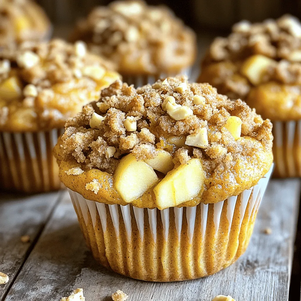 Für die Apfel-Kürbis-Streusel-Muffins brauchen wir einige wichtige Zutaten. Diese bringen den tollen Geschmack und die perfekte Textur. Hier ist die Liste: - 1 Tasse Kürbispüree (aus der Dose oder selbstgemacht) - 1 mittelgroßer Apfel, geschält und gewürfelt (am besten Granny Smith) - 2 große Eier - ½ Tasse Pflanzenöl - 1 Tasse brauner Zucker, fest gepackt - 1 Teelöffel Vanilleextrakt - 1 ½ Tassen Weizenmehl - 1 Teelöffel Natron - ½ Teelöffel Backpulver - ½ Teelöffel Salz - 1 Teelöffel gemahlener Zimt - ½ Teelöffel gemahlene Muskatnuss - ½ Tasse gehackte Walnüsse oder Pekannüsse (optional) Diese Zutaten sorgen für einen saftigen Muffin mit dem perfekten Aroma von Apfel und Kürbis. Die Streusel geben den Muffins einen knusprigen Touch. Hier ist, was du dafür brauchst: - ½ Tasse Weizenmehl - ½ Tasse Haferflocken - ½ Tasse brauner Zucker, fest gepackt - ½ Teelöffel gemahlener Zimt - 4 Esslöffel kalte Butter, gewürfelt Die Kombination dieser Zutaten sorgt für einen köstlichen, crunchy Topping. Die Qualität der Zutaten macht einen großen Unterschied. Hier sind einige Tipps: - Kürbispüree: Frisches Püree hat einen besseren Geschmack. Wenn du Dosenpüree verwendest, achte auf die Zutatenliste. - Äpfel: Granny Smith sind ideal. Sie sind sauer und geben einen schönen Kontrast zum süßen Teig. - Nüsse: Walnüsse oder Pekannüsse geben einen tollen Crunch. Du kannst sie auch weglassen, wenn du es einfacher magst. - Gewürze: Frisch gemahlener Zimt und Muskatnuss haben mehr Geschmack als die fertigen Varianten. Mit diesen Tipps und Zutaten kannst du die besten Apfel-Kürbis-Streusel-Muffins backen. Für das komplette Rezept schau dir den [Full Recipe] an. Heize deinen Ofen auf 175 °C (350 °F) vor. Das ist wichtig, um die Muffins gleichmäßig zu backen. Du kannst ein Muffinblech mit Papierförmchen auslegen oder es leicht einfetten. So bleiben die Muffins schön und lassen sich leicht herausnehmen. In einer großen Rührschüssel vermischst du 1 Tasse Kürbispüree, 1 gewürfelten Apfel, 2 Eier, ½ Tasse Pflanzenöl, 1 Tasse braunen Zucker und 1 Teelöffel Vanilleextrakt. Rühre alles gut mit einem Schneebesen, bis eine glatte Masse entsteht. Das Kürbispüree gibt den Muffins Feuchtigkeit und Geschmack. In einer separaten Schüssel mischst du 1 ½ Tassen Weizenmehl, 1 Teelöffel Natron, ½ Teelöffel Backpulver, ½ Teelöffel Salz, 1 Teelöffel gemahlenen Zimt und ½ Teelöffel gemahlene Muskatnuss. Diese Zutaten sind die Basis für die Textur. In einer kleinen Schüssel kombinierst du ½ Tasse Weizenmehl, ½ Tasse Haferflocken, ½ Tasse braunen Zucker und ½ Teelöffel gemahlenen Zimt. Füge dann 4 Esslöffel kalte Butter hinzu. Verwende deine Fingerspitzen, um die Mischung zu krümeln. Das Topping sorgt für einen leckeren Crunch. Fülle das Muffinblech gleichmäßig mit dem Teig. Jede Mulde sollte etwa zu 2/3 voll sein. Jetzt streue die Streusel großzügig auf jeden Muffin. Stelle das Blech in den vorgeheizten Ofen und backe die Muffins 18-22 Minuten. Überprüfe sie mit einem Zahnstocher. Er muss sauber herauskommen. Lass die Muffins etwa 5 Minuten im Blech abkühlen. Danach lege sie auf ein Gitterrost, damit sie vollständig abkühlen. Serviere sie warm oder zimmertemperiert. Genieß sie pur oder mit etwas Butter. Für das vollständige Rezept kannst du den Abschnitt „Full Recipe“ besuchen. Ein häufiger Fehler beim Muffinbacken ist, die Zutaten zu lange zu mischen. Das kann die Muffins hart machen. Mischen Sie die Teigzutaten nur, bis sie gerade verbunden sind. Zu viel Mischzeit ist ein No-Go. Auch die Ofentemperatur ist wichtig. Stellen Sie sicher, dass der Ofen richtig vorgeheizt ist. Muffins brauchen die Wärme, um gut aufzugehen. Der Streuselteig ist das Tüpfelchen auf dem i. Er sollte krümelig und nicht zu nass sein. Mischen Sie Mehl, Haferflocken, Zucker und Zimt in einer Schüssel. Fügen Sie dann die kalte Butter hinzu. Verwenden Sie Ihre Finger, um die Mischung zu zerbröseln. So entsteht die perfekte Krume. Wenn Sie zu viel rühren, wird der Streuselteig matschig. Halten Sie ihn leicht und luftig. Es gibt viele Möglichkeiten, das Rezept zu verändern. Fügen Sie getrocknete Cranberries oder Schokoladenstückchen hinzu. So bekommen die Muffins eine süße Note. Für eine gesündere Version können Sie Vollkornmehl verwenden. Sie können auch die Nüsse weglassen, wenn Sie allergisch sind. Experimentieren Sie mit verschiedenen Äpfeln. Granny Smith gibt einen tollen, frischen Geschmack. Für das vollständige Rezept schauen Sie sich die Anleitung für die Apfel-Kürbis-Streusel-Muffins an. {{image_4}} Wenn Sie Gluten meiden, ist das kein Problem! Sie können dieses Rezept leicht anpassen. Verwenden Sie einfach glutenfreies Mehl anstelle von Weizenmehl. Achten Sie darauf, dass das glutenfreie Mehl eine gute Bindung hat. Ich empfehle eine Mischung aus Reismehl, Tapiokamehl und Kartoffelstärke. Diese Mischung sorgt für eine luftige Textur. Backen Sie die Muffins wie gewohnt. Sie werden köstlich und saftig sein! Möchten Sie eine vegane Version? Auch das ist möglich! Ersetzen Sie die Eier durch Apfelmus oder Leinsamen. Verwenden Sie 1/4 Tasse Apfelmus für jedes Ei. Für die Milch können Sie jede pflanzliche Milch verwenden. Mandelmilch oder Hafermilch passen gut. Achten Sie darauf, auch veganes Öl zu verwenden. Diese Muffins bleiben ganz lecker und fluffig! Um mehr Geschmack hinzuzufügen, können Sie mit Gewürzen spielen. Fügen Sie etwas Ingwer oder Nelken hinzu, um eine herbstliche Note zu erhalten. Auch eine Prise Kakaopulver kann einen interessanten Geschmack bringen. Für eine fruchtige Note können Sie Rosinen oder Cranberries einmischen. Machen Sie die Muffins ganz nach Ihrem Geschmack! So bleibt es spannend und lecker. Um die Apfel-Kürbis-Streusel-Muffins frisch zu halten, lagere sie in einem luftdichten Behälter. So bleiben sie weich und saftig. Du kannst sie bei Raumtemperatur aufbewahren, wenn du sie innerhalb von drei Tagen isst. Wenn du sie länger aufbewahren möchtest, ist der Kühlschrank eine gute Option. Achte darauf, sie in einem Behälter zu lagern, der Feuchtigkeit fernhält. Das Einfrieren ist eine tolle Möglichkeit, Muffins länger haltbar zu machen. Lass die Muffins zuerst vollständig abkühlen. Wickel sie dann einzeln in Frischhaltefolie und lege sie in einen Gefrierbeutel. Stelle sicher, dass du die Luft herausdrückst, bevor du den Beutel verschließt. So bleiben die Muffins bis zu drei Monate frisch. Wenn du sie essen möchtest, nimm sie einfach aus dem Gefrierfach und lasse sie bei Raumtemperatur auftauen. Die Haltbarkeit der Muffins hängt von der Lagerung ab. Bei Raumtemperatur sind sie etwa drei Tage frisch. Im Kühlschrank halten sie bis zu einer Woche. Wenn du die Muffins einfrierst, bleiben sie bis zu drei Monate genießbar. Achte darauf, die Muffins vor dem Verzehr gut aufzutauen. So schmecken sie wieder frisch und lecker. Du findest das vollständige Rezept für die Apfel-Kürbis-Streusel-Muffins in diesem Artikel. Die Muffins brauchen etwa 18 bis 22 Minuten im Ofen. Ich empfehle, sie bei 175 °C zu backen. Ein Zahnstocher ist dein bester Freund! Steche in die Mitte eines Muffins. Wenn er sauber herauskommt, sind die Muffins fertig. Ja, frische Äpfel sind eine tolle Wahl! Ich bevorzuge Granny Smith, weil sie süß-sauer sind. Schneide die Äpfel einfach in kleine Stücke. So bleibt der Muffin schön saftig und bekommt viel Geschmack. Walnüsse oder Pekannüsse passen perfekt. Ich empfehle, sie grob zu hacken. Das gibt den Muffins einen tollen Crunch. Du kannst die Nüsse auch ganz weglassen, wenn du Allergien hast oder sie nicht magst. Auf jeden Fall! Du kannst frischen Kürbis verwenden, um dein Püree zu machen. Koche den Kürbis einfach, bis er weich ist, und püriere ihn. Das gibt einen tollen, frischen Geschmack. Wenn du die Muffins süßer magst, füge einfach mehr braunen Zucker hinzu. Du kannst auch etwas Honig oder Ahornsirup verwenden. Fang mit einem Esslöffel an und taste dich dann nach deinem Geschmack vor. Für das vollständige Rezept schau dir die [Full Recipe] an. In diesem Blogbeitrag haben wir die wichtigsten Zutaten für Apfel-Kürbis-Streusel-Muffins besprochen. Wir haben die Schritte für die Zubereitung detailliert erläutert und hilfreiche Tipps gegeben. Falsche Schritte können das Ergebnis ruinieren, also achte gut auf die Technik. Variationen machen das Rezept noch spannender. Mit der richtigen Lagerung bleiben die Muffins frisch. Experimentiere gerne und finde deine Lieblingsversion! Ich hoffe, du hast Spaß beim Backen und Genießen dieser köstlichen Muffins.