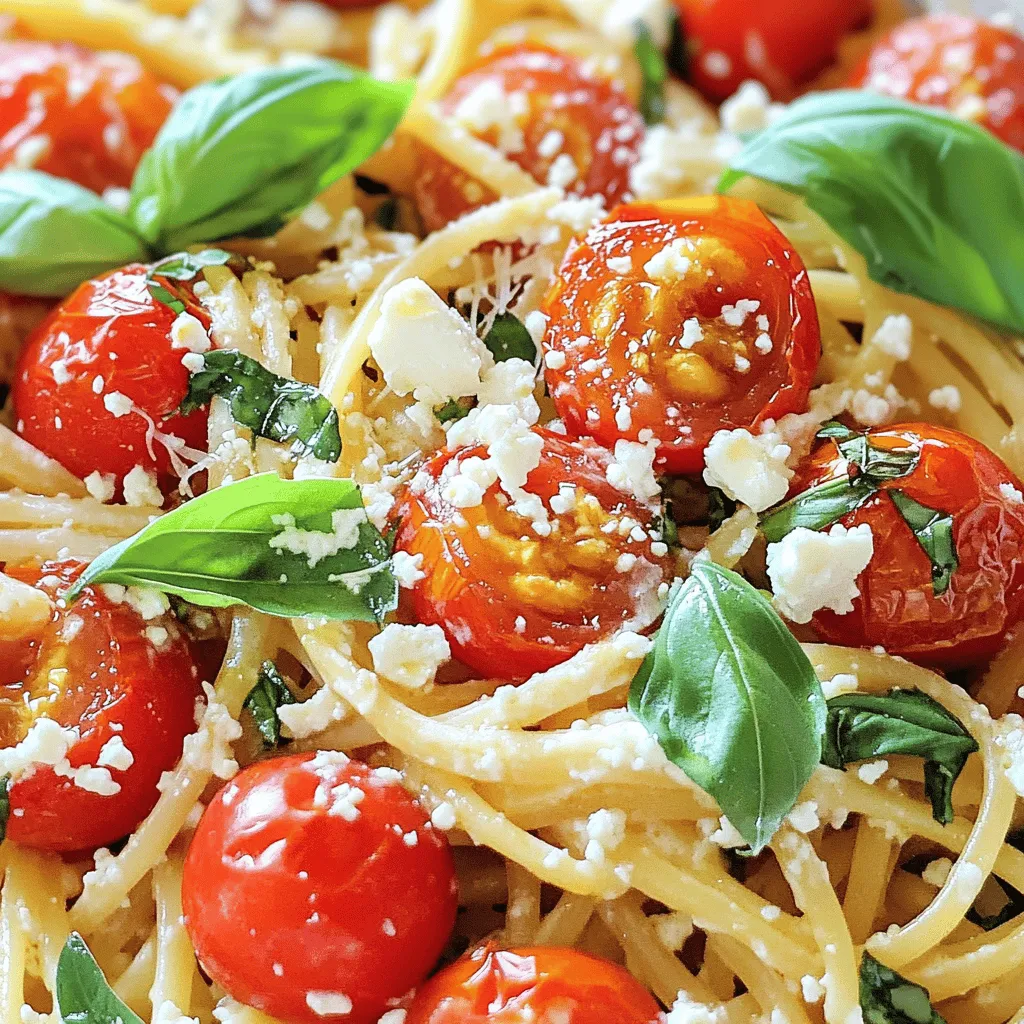 - 200g Pasta nach Wahl - 200g Feta-Käse - 2 Tassen Kirschtomaten - 3 Esslöffel Olivenöl - 4 Knoblauchzehen - 1 Teelöffel getrockneter Oregano - Frische Basilikumblätter - Geriebener Parmesan Die Zutaten sind einfach zu finden. Du kannst jede Pasta verwenden, die du magst. Ich empfehle Penne oder Fusilli. Sie nehmen die Sauce gut auf. Feta-Käse macht das Gericht cremig. Kirschtomaten bringen Frische und Süße. Für den perfekten Geschmack brauchst du auch Gewürze. Olivenöl sorgt für einen tollen Geschmack und hilft beim Backen. Knoblauch gibt einen tollen Duft ab. Oregano gibt dem Gericht einen klassischen Touch. Die optionalen Toppings sind nicht nötig, aber sie machen das Gericht besonders. Frischer Basilikum bringt Farbe und Geschmack. Geriebener Parmesan gibt einen extra Käse-Kick. Das ist das Wichtigste für das Rezept. Wenn du mehr Details möchtest, schau dir das Full Recipe an. Heizen Sie Ihren Ofen auf 200°C vor. Nehmen Sie eine große Auflaufform und geben Sie die halbierten Kirschtomaten hinein. Fügen Sie den gewürfelten Feta-Käse hinzu, gefolgt von den gehackten Knoblauchzehen. Gießen Sie das Olivenöl über die Mischung. Streuen Sie getrockneten Oregano, Chiliflocken sowie Salz und Pfeffer darüber. Mischen Sie alles sanft mit einer Gabel, damit die Zutaten gut verteilt sind. Stellen Sie die Auflaufform in den vorgeheizten Ofen. Lassen Sie die Mischung dort 30 Minuten backen. Schauen Sie nach, bis die Tomaten aufplatzen und der Feta goldbraun wird. Diese Zeit ist wichtig, um die Aromen zu entfalten und eine schöne, cremige Basis zu schaffen. Während die Mischung im Ofen ist, kochen Sie 200g Pasta in einem großen Topf mit gesalzenem, sprudelndem Wasser. Achten Sie darauf, die Pasta al dente zu kochen. Bevor Sie die Pasta abgießen, bewahren Sie eine Tasse Nudelwasser auf. Nach dem Backen nehmen Sie die Auflaufform aus dem Ofen. Zerdrücken Sie den Feta und die Tomaten mit einer Gabel, bis eine cremige Sauce entsteht. Geben Sie die gekochte Pasta in die Auflaufform und vermischen Sie sie gut mit der Sauce. Fügen Sie nach Bedarf das aufbewahrte Nudelwasser hinzu, um die gewünschte Konsistenz zu erreichen. Um die richtige Konsistenz deiner Soße zu erreichen, nutze unbedingt das Nudelwasser. Es hat Stärke, die die Soße schön cremig macht. Bewahre etwa eine Tasse des Nudelwassers auf, bevor du die Pasta abgießt. Füge das Wasser schrittweise zur Mischung in der Auflaufform hinzu. So kannst du die Soße nach deinem Geschmack anpassen. Wenn du eine leichtere Soße möchtest, nimm weniger Nudelwasser. Für eine dickere Soße verwende mehr. Probiere es aus und finde heraus, was dir am besten schmeckt! Der richtige Einsatz von Gewürzen kann das Gericht aufwerten. Neben dem Oregano kannst du auch Thymian oder Rosmarin verwenden. Diese Kräuter bringen mehr Tiefe in den Geschmack. Experimentiere mit verschiedenen Gewürzen! Wenn du Feta-Käse nicht magst, probiere Ziegenkäse oder Ricotta. Beide Käse haben einen tollen Geschmack und passen gut zu den Tomaten. Für Beilagen empfehle ich einen frischen grünen Salat. Der Salat bringt etwas Knackigkeit ins Gericht. Du kannst auch knuspriges Brot dazu servieren. So kannst du die leckere Soße aufwischen. Beim Anrichten ist die Präsentation wichtig. Verwende frische Basilikumblätter als Garnitur. Das sieht nicht nur schön aus, sondern schmeckt auch gut. Wenn du magst, streue etwas geriebenen Parmesan darüber. So wird dein Gericht noch ansprechender. Für die komplette Anleitung sieh dir das Full Recipe an. {{image_4}} Wenn du dieses Rezept magst, kannst du es auch vegetarisch machen. Statt Feta kannst du pflanzlichen Feta verwenden. Dieser Feta aus Nüssen oder Soja schmeckt ebenfalls gut. Du kannst auch spezielle Gemüsesorten wie Zucchini oder Paprika hinzufügen. Diese bringen mehr Farbe und Geschmack in das Gericht. Hast du Allergien? Kein Problem! Du kannst glutenfreie Pasta verwenden. Es gibt viele gute Marken, die schmackhafte Alternativen bieten. Wenn du Nüsse oder Laktose meiden musst, sind die pflanzlichen Zutaten eine gute Wahl. Du kannst laktosefreien Feta finden, der perfekt für dieses Rezept ist. Die Zutaten sind wichtig. Je nach Jahreszeit kannst du frische Kräuter verwenden. Im Frühling sind Basilikum und Petersilie toll. Im Sommer sind frische Tomaten am besten. Im Herbst kannst du Kürbis hinzufügen. Achte darauf, frische und lokale Zutaten zu nutzen. Das macht das Gericht noch besser. Um die Reste von deiner Feta Fiesta Pasta frisch zu halten, lagere sie im Kühlschrank. Verwende einen luftdichten Behälter. Das schützt die Pasta vor dem Austrocknen. Du kannst die Reste bis zu drei Tage aufbewahren. Wenn du die Pasta länger aufbewahren möchtest, friere sie ein. Teile die Portionen in kleinere Behälter auf. Achte darauf, etwas Platz zu lassen, da die Pasta beim Einfrieren expandiert. So bleibt der Geschmack erhalten, und du kannst die Reste später genießen. Im Kühlschrank bleiben die Reste sicher für etwa drei Tage. Überprüfe die Pasta vor dem Essen. Wenn sie seltsam riecht oder die Textur sich verändert hat, solltest du sie wegwerfen. Die Reste sind perfekt für schnelle Mittagessen oder Snacks. Für eingefrorene Pasta gilt: Sie hält sich bis zu drei Monate. Du kannst die Reste wieder aufwärmen, wenn du Lust auf eine schnelle Mahlzeit hast. Achte darauf, die Pasta gut zu kennzeichnen, damit du weißt, wann du sie eingefroren hast. Die besten Methoden, um die Feta Fiesta Pasta wieder aufzuwärmen, sind die Mikrowelle oder der Herd. Wenn du die Mikrowelle benutzt, stelle die Pasta in eine Schüssel. Füge einen kleinen Spritzer Wasser hinzu und decke die Schüssel mit einem Teller ab. So bleibt die Pasta feucht. Wenn du die Pasta auf dem Herd aufwärmst, gib sie in eine Pfanne mit etwas Olivenöl. Erhitze sie bei mittlerer Hitze und rühre gut um. So wird die Pasta gleichmäßig warm. Um den Geschmack beim Wiedererwärmen zu verbessern, kannst du frische Kräuter oder etwas Parmesan hinzufügen. Diese kleinen Extras machen einen großen Unterschied und bringen den Geschmack zurück. TikTok Baked Feta Pasta ist ein einfaches Gericht. Es hat in den sozialen Medien viel Aufmerksamkeit bekommen. Die Mischung aus Feta, Tomaten und Pasta ist lecker und schnell. Man backt die Zutaten im Ofen, dann mischt man alles zusammen. Die Idee ist, dass die Tomaten und der Feta eine cremige Sauce bilden. Viele Leute lieben es, weil es schnell geht und gut schmeckt. Die Kochzeiten können je nach Ofen unterschiedlich sein. Einige Öfen heizen schneller oder langsamer. Wenn dein Ofen eine starke Hitze hat, schaue nach 25 Minuten nach. Wenn er schwächer ist, könnte es bis zu 35 Minuten dauern. Achte darauf, dass die Tomaten aufplatzen und der Feta goldbraun wird. Das ist der beste Hinweis, dass alles fertig ist. Ja, du kannst die Pasta im Voraus zubereiten. Koche die Pasta einfach und lasse sie abkühlen. Bewahre sie in einem Behälter im Kühlschrank auf. Wenn du bereit bist, das Gericht zu machen, kannst du die Pasta mit der Feta-Mischung vermengen. So sparst du Zeit. Die Pasta hält sich im Kühlschrank drei bis vier Tage. Für TikTok Baked Feta Pasta sind Penne oder Fusilli ideal. Diese Sorten halten die Sauce gut fest. Du kannst auch andere Formen ausprobieren, wie Farfalle oder Rigatoni. Achte darauf, dass die Pasta al dente gekocht wird. So bleibt die Konsistenz beim Mischen besser. Um das Gericht vegan zu machen, ersetze den Feta-Käse durch pflanzlichen Feta. Es gibt viele gute Marken im Handel. Du kannst auch Tofu verwenden, wenn du einen neutralen Geschmack magst. Verwende zusätzlich Gemüse, um mehr Geschmack zu bekommen. Paprika oder Zucchini sind gute Optionen. Diese Anleitung bietet Ihnen alles für die perfekte Baked Feta Pasta. Wir haben die Hauptzutaten, Gewürze und Tipps besprochen, um Geschmack und Konsistenz zu verbessern. Mit Anpassungen für Vegetarier und Allergiker wird dieses Gericht noch vielseitiger. Denken Sie daran, Reste richtig zu lagern und bei Bedarf wieder aufzuwärmen. Diese schnelle und einfache Mahlzeit macht jeden Tag köstlich. Probieren Sie es aus, und lassen Sie sich von den Aromen überraschen!