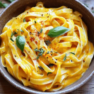 Vegan Creamy Pumpkin Vodka Pasta Einfache Genussmoment