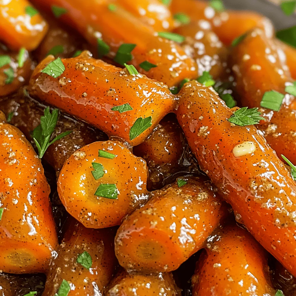 Brauner Zucker glasiertes Karotten Rezept einfach lecker